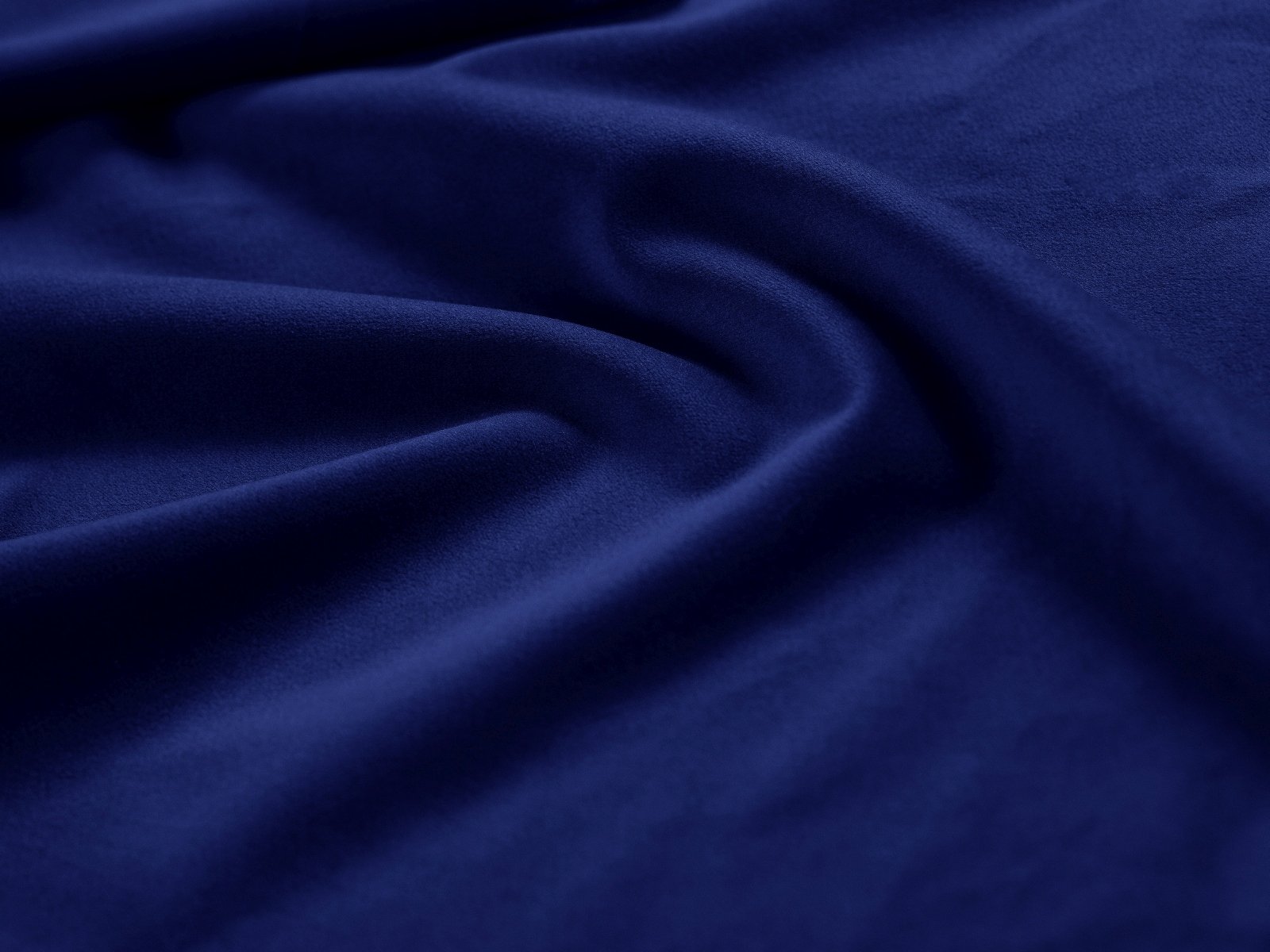 Sofa aksamitna 3-osobowa GEORGIA kobaltowy