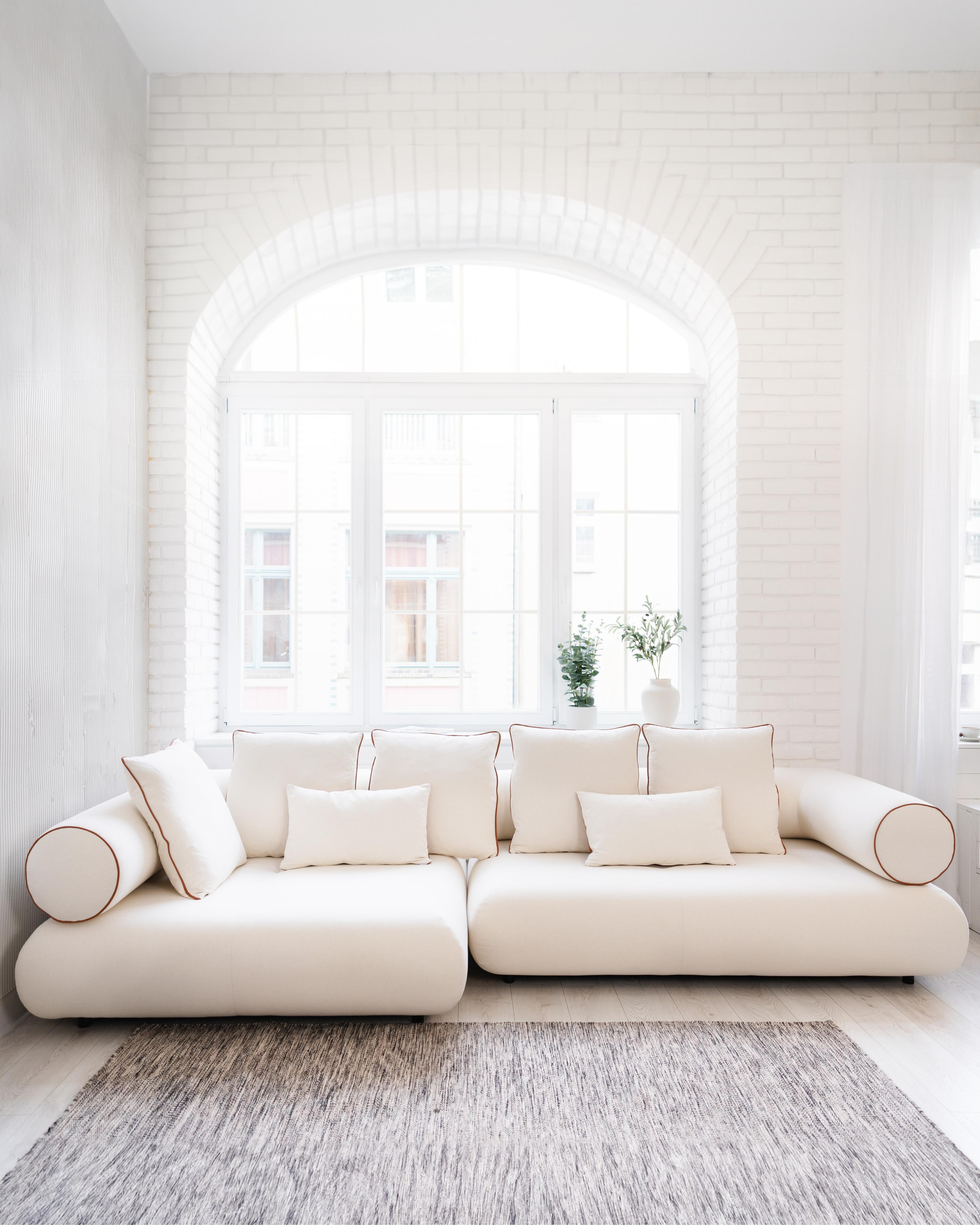 Linkes Ecksofa CASABLANCA personalisiert