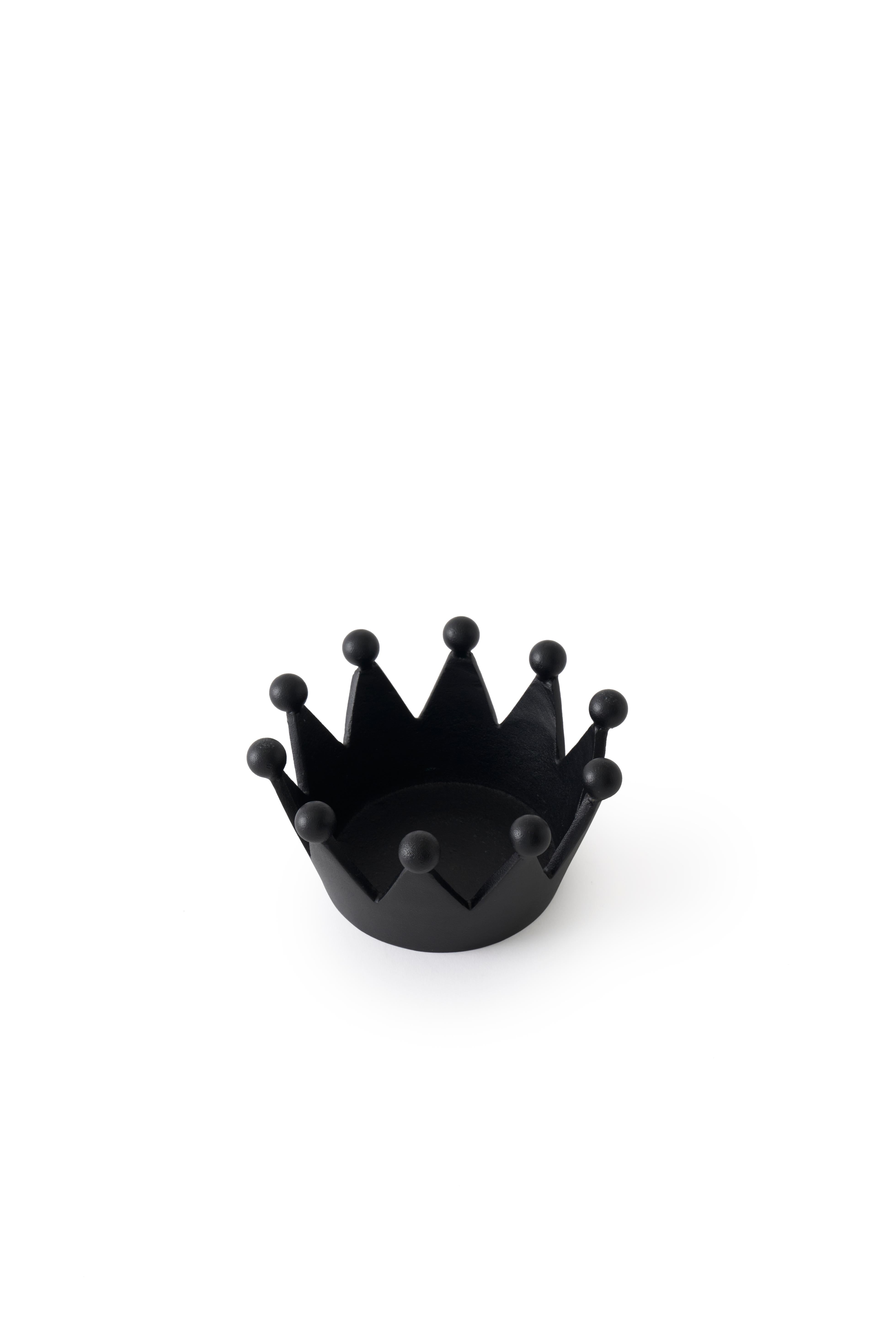 CAST CROWN Black Decoration