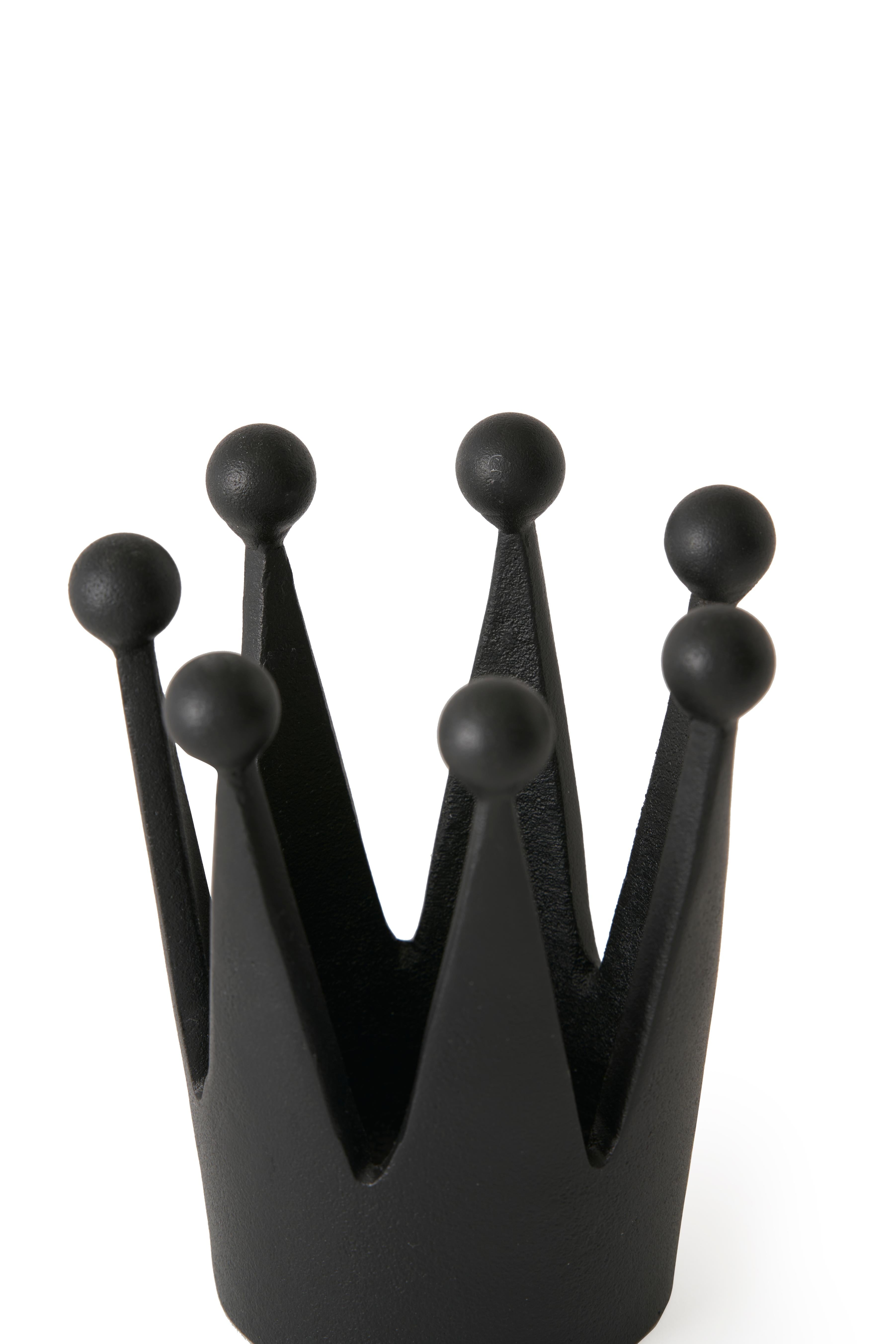 CAST CROWN Black Decoration