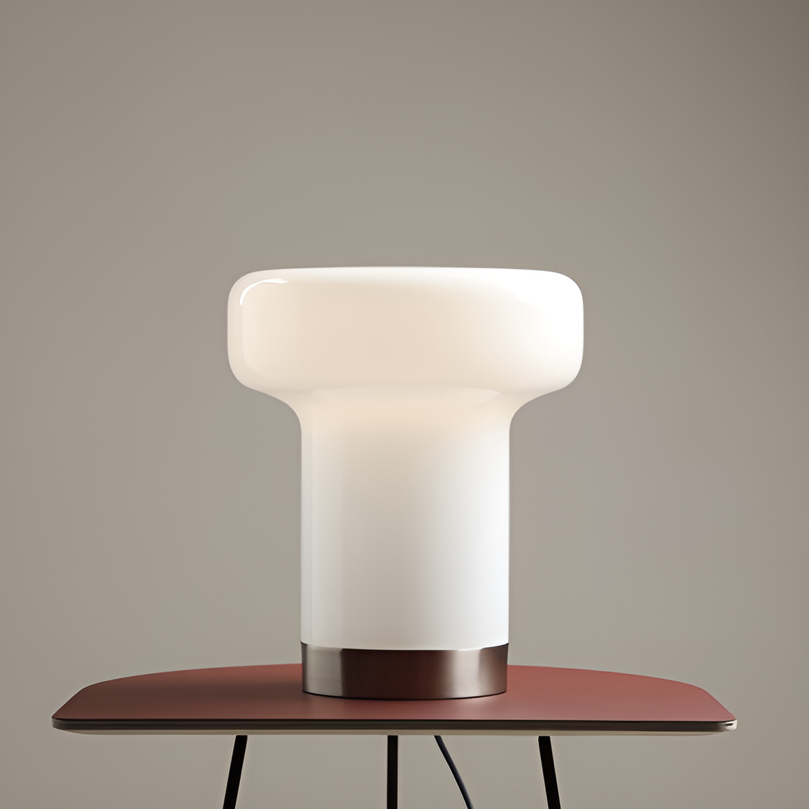 Cream bonbon table lamp