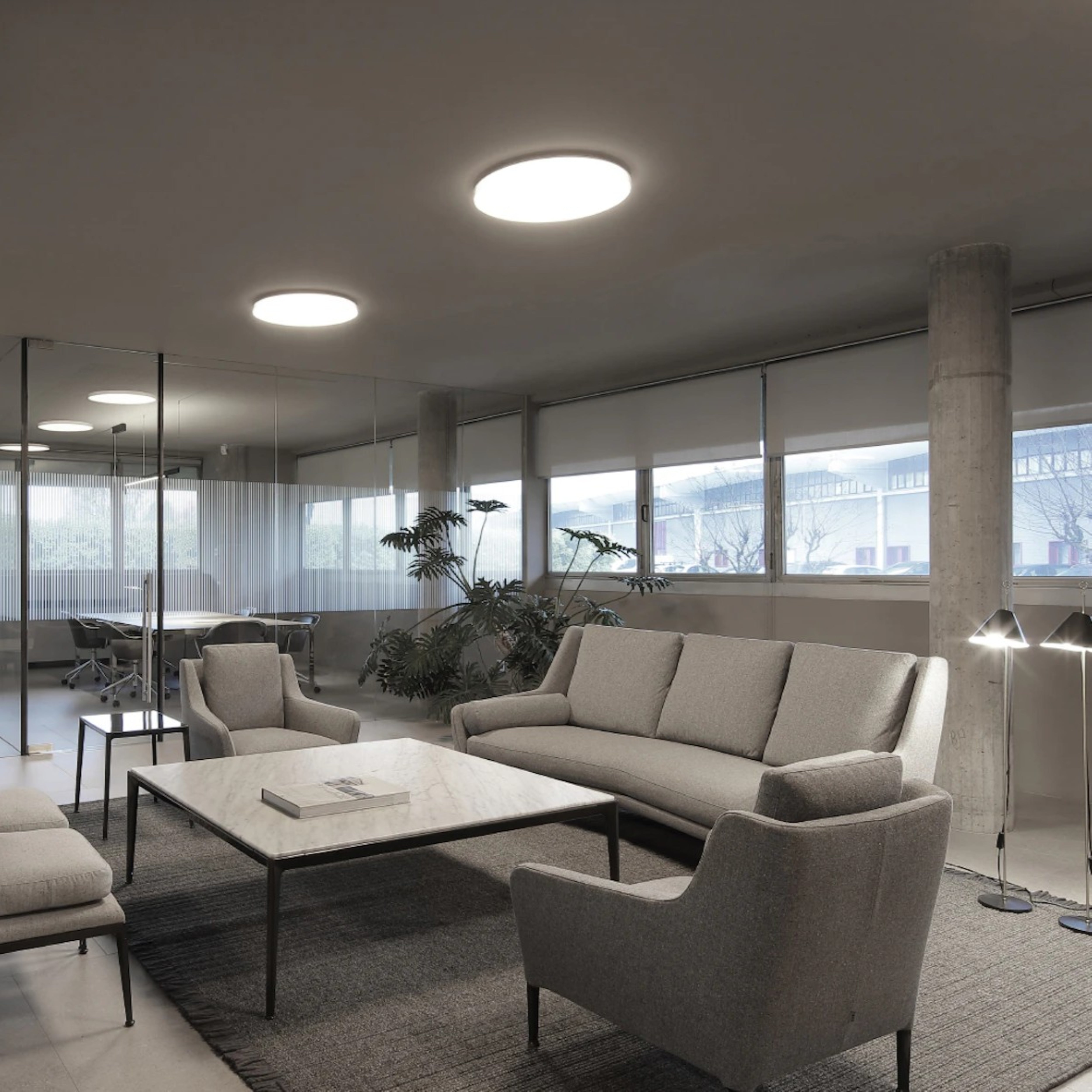 Ceiling lamp CLARA copper finish