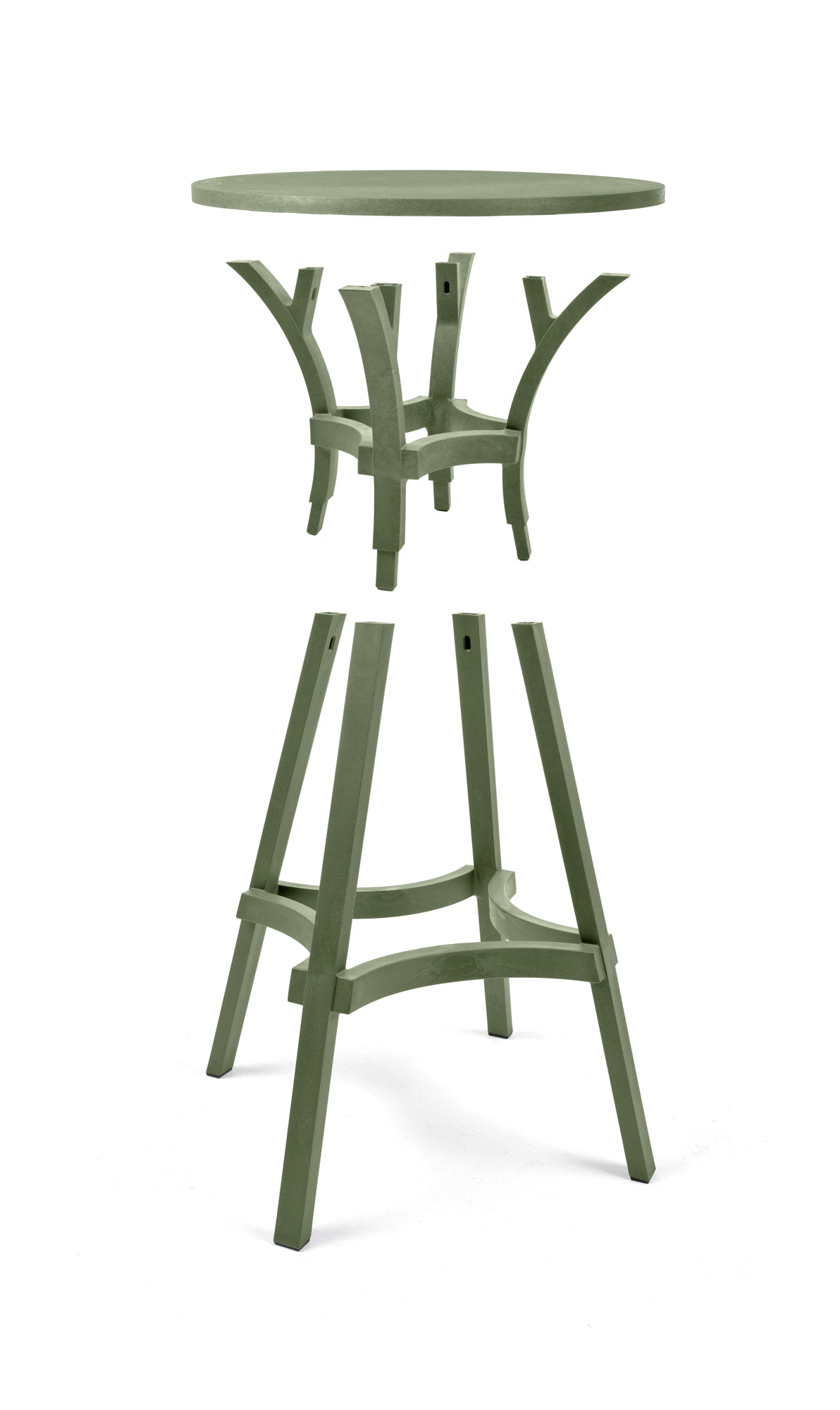 COMBO Green Round Outdoor Table