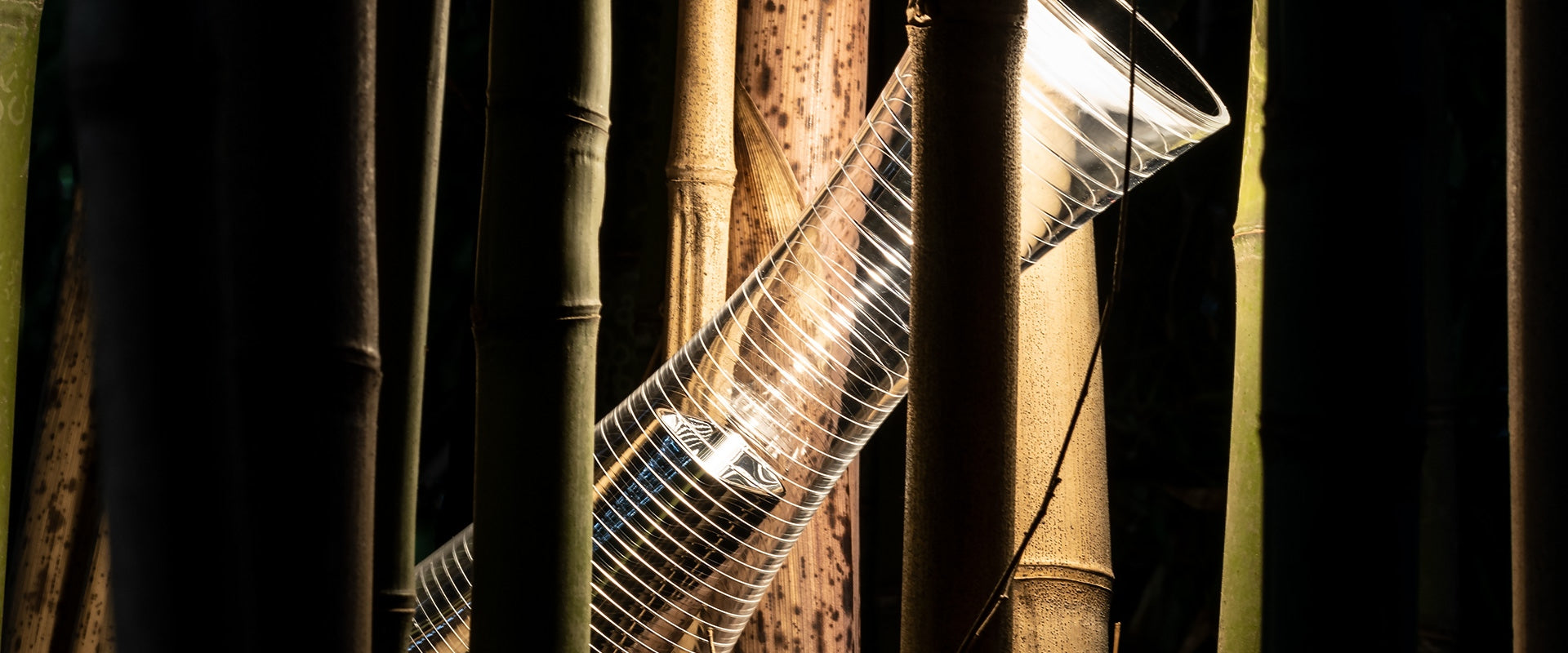 Portable Lamp COMR TOGETHER transparent with silver