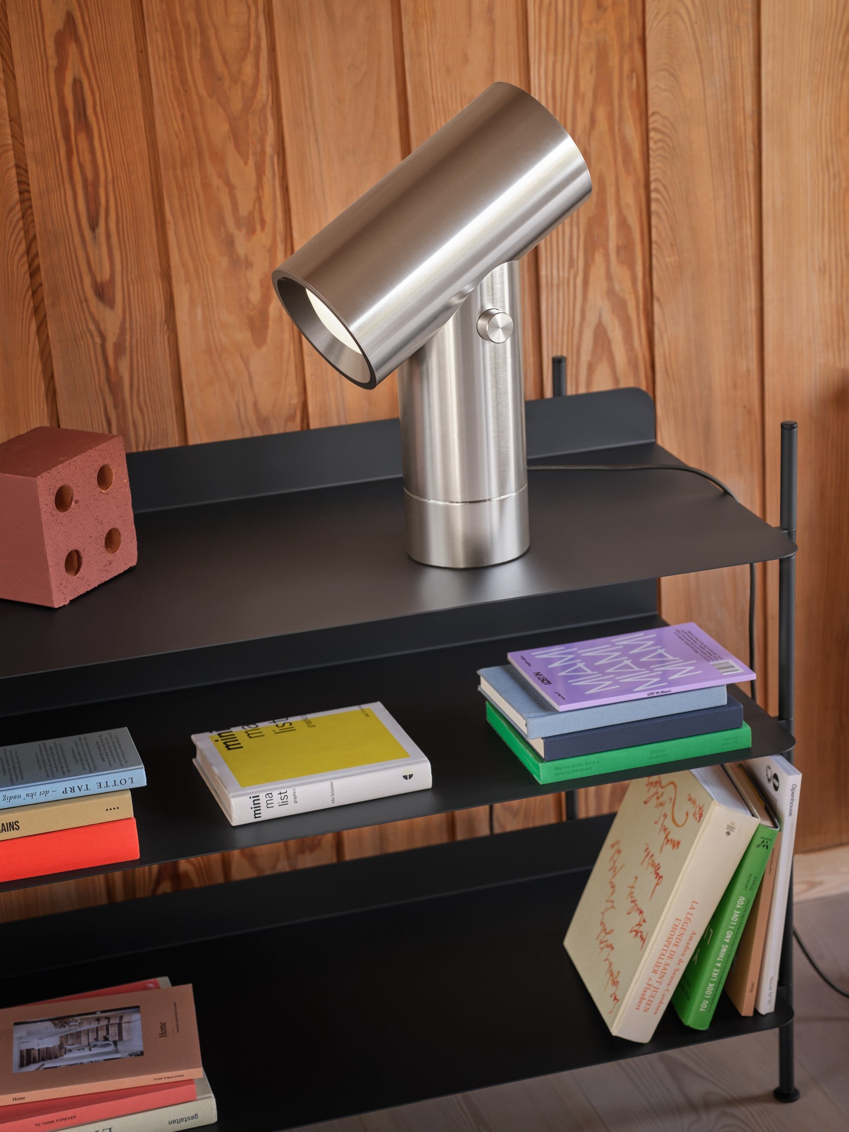 Tischlampe BEAM poliertes Aluminium