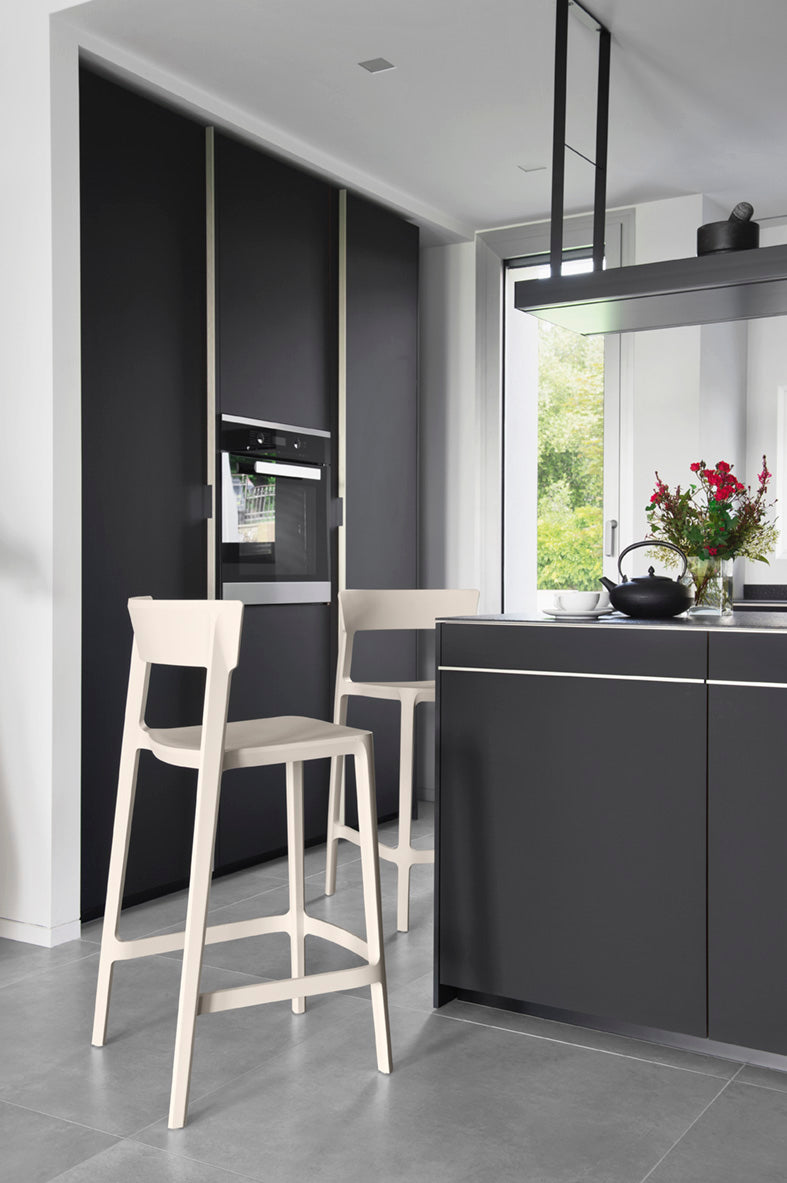 Barstuhl SKIN taupe