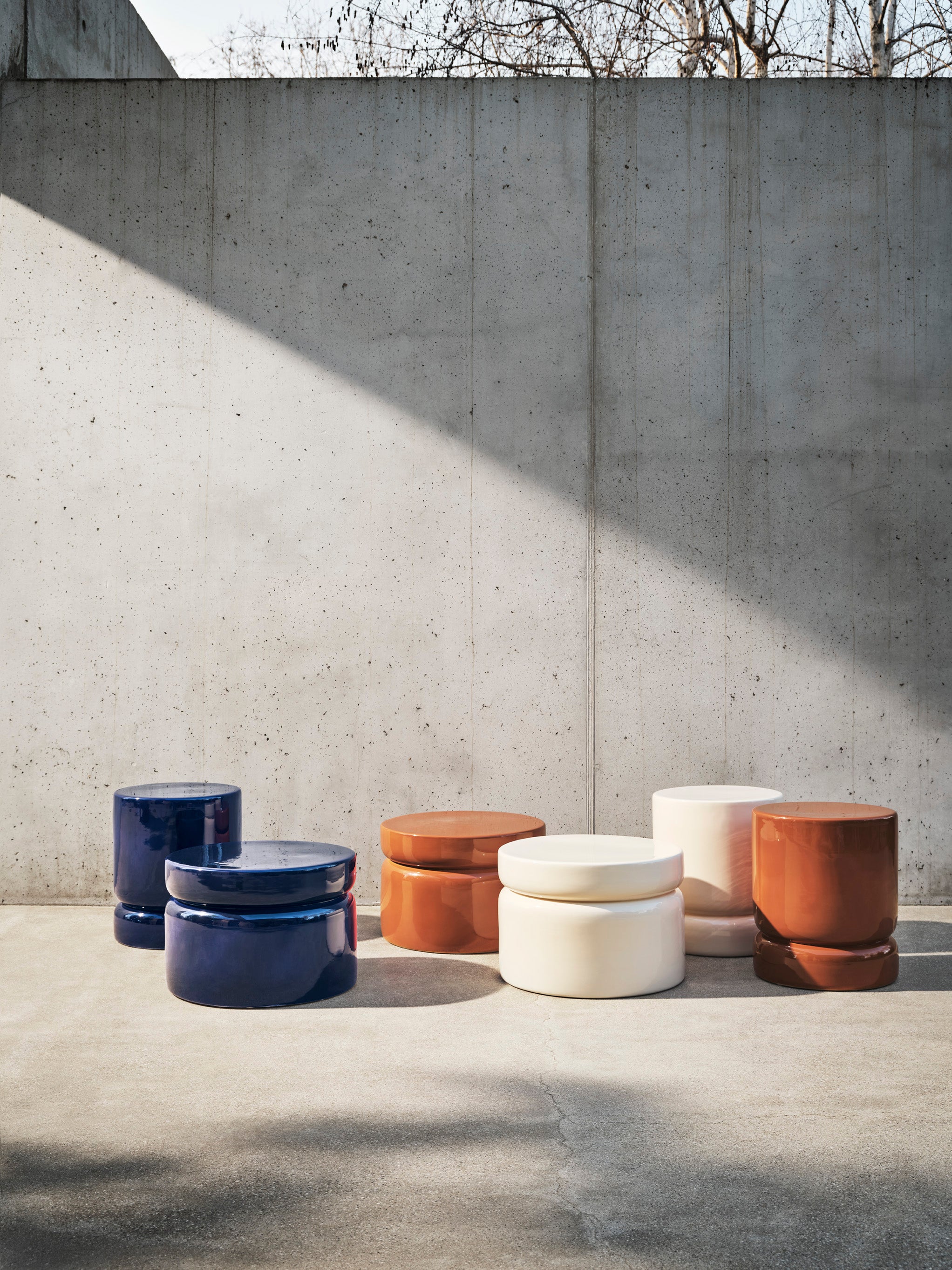 Beistelltisch BAMBU orange