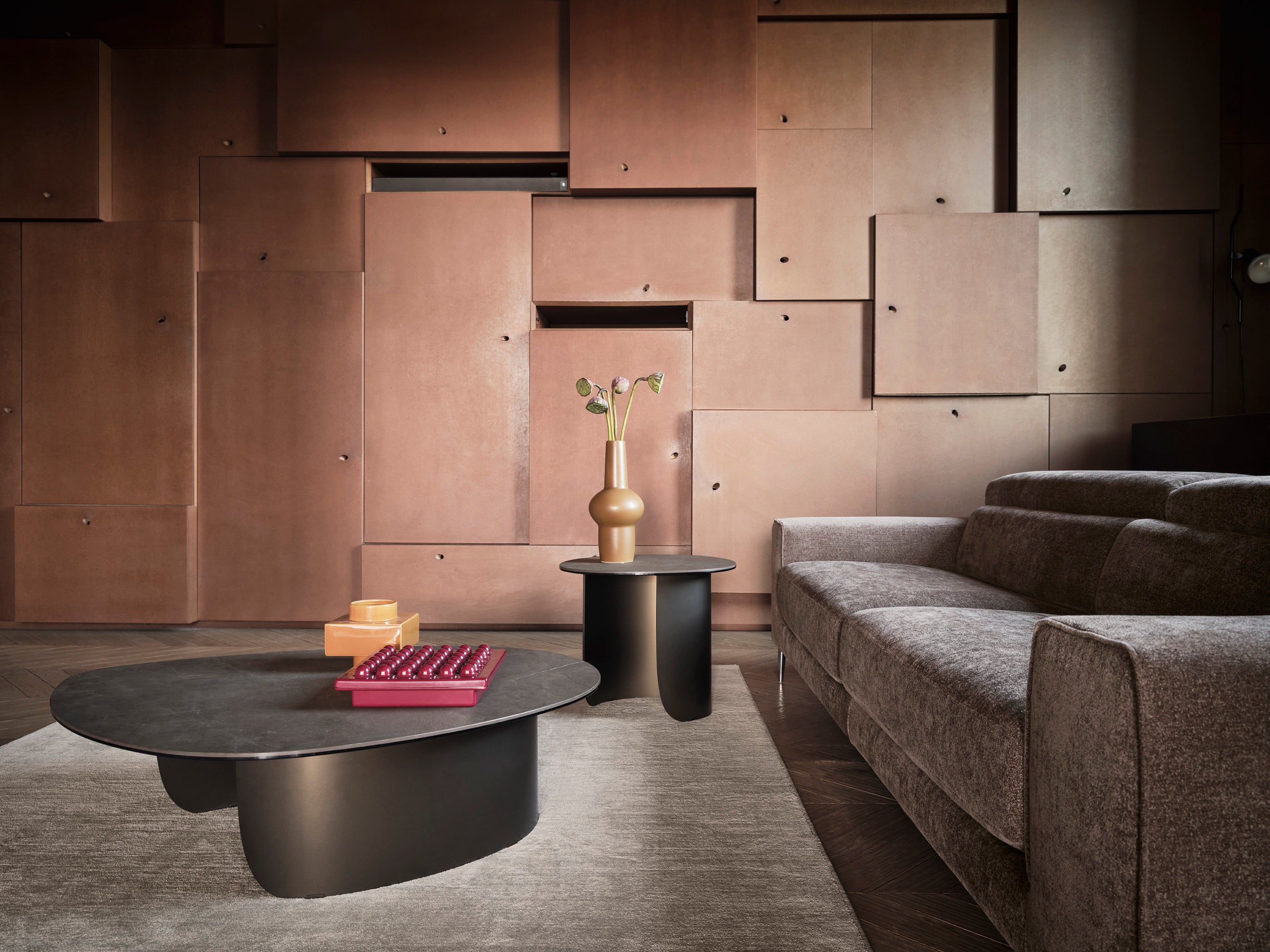 TWINS brown coffee table