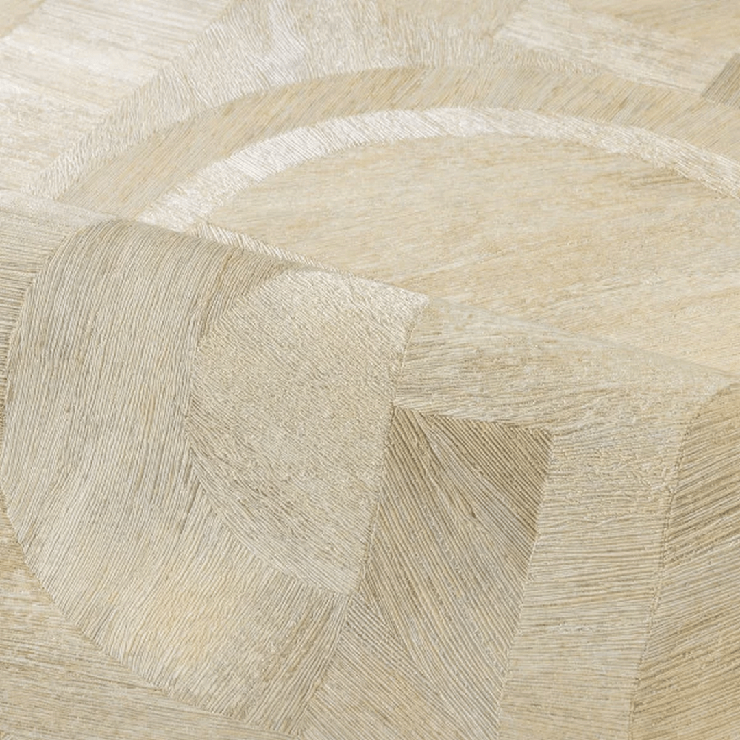 Wallpaper with a pattern inspired by the intarsia technique INTARSIA - SABLE sand