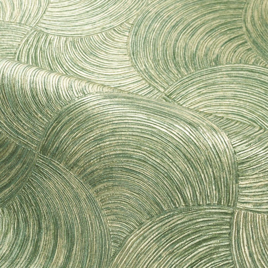Metallic Wallpaper APHELIE - GREEN