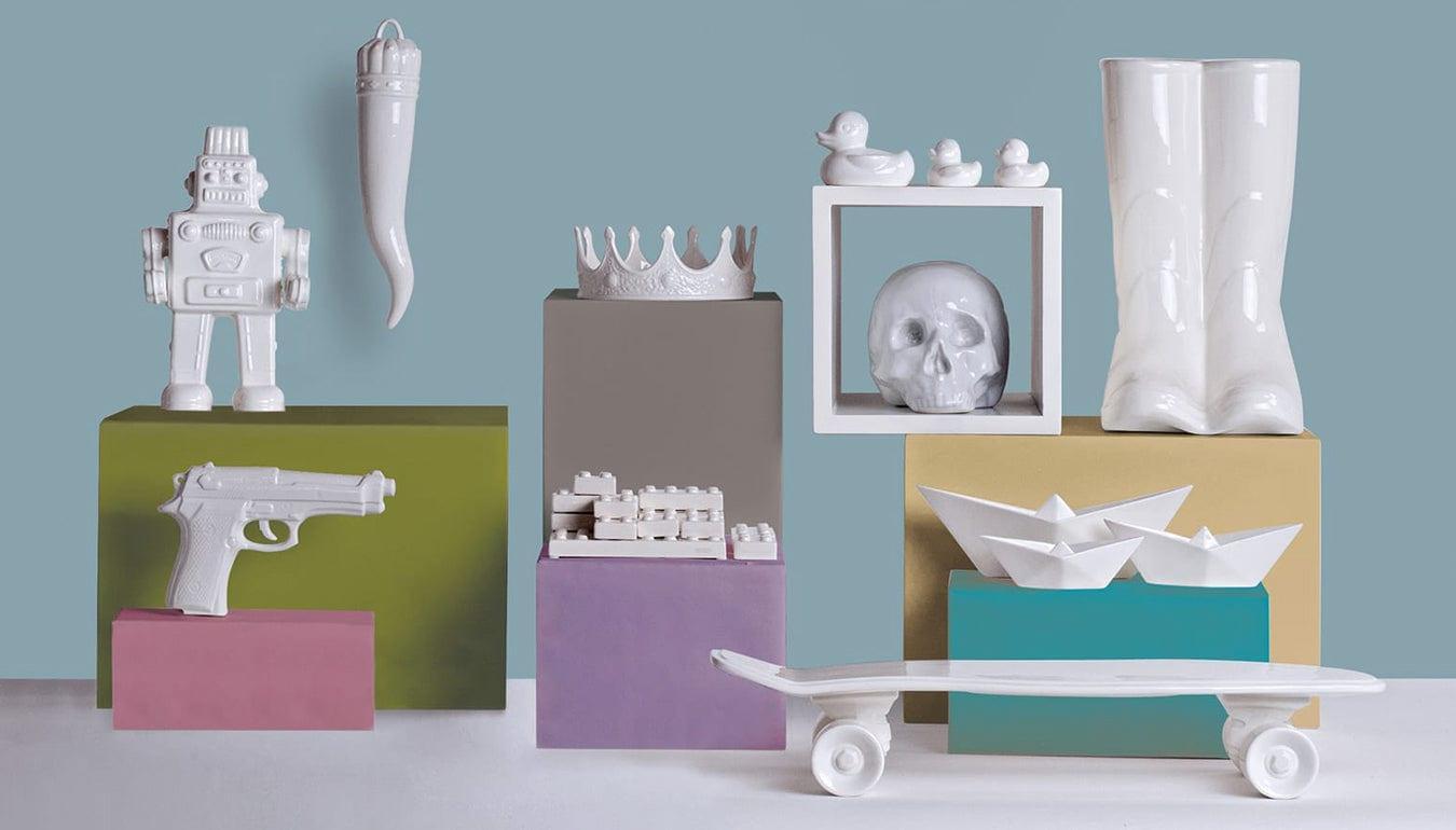 Dekoracja MEMORABILIA MY CROWN biały Seletti Eye on Design