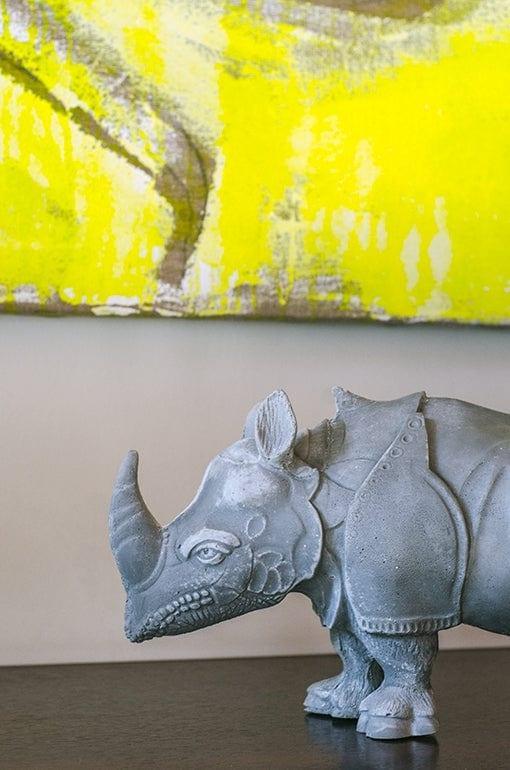 Dekoracja RHINOCEROS betonowa Loftlight Eye on Design