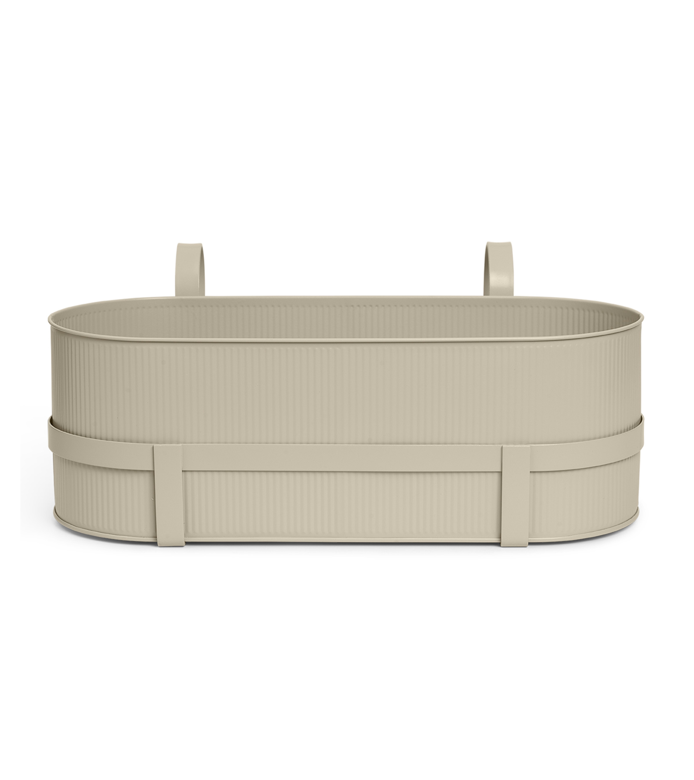 BAU beige hanging pot