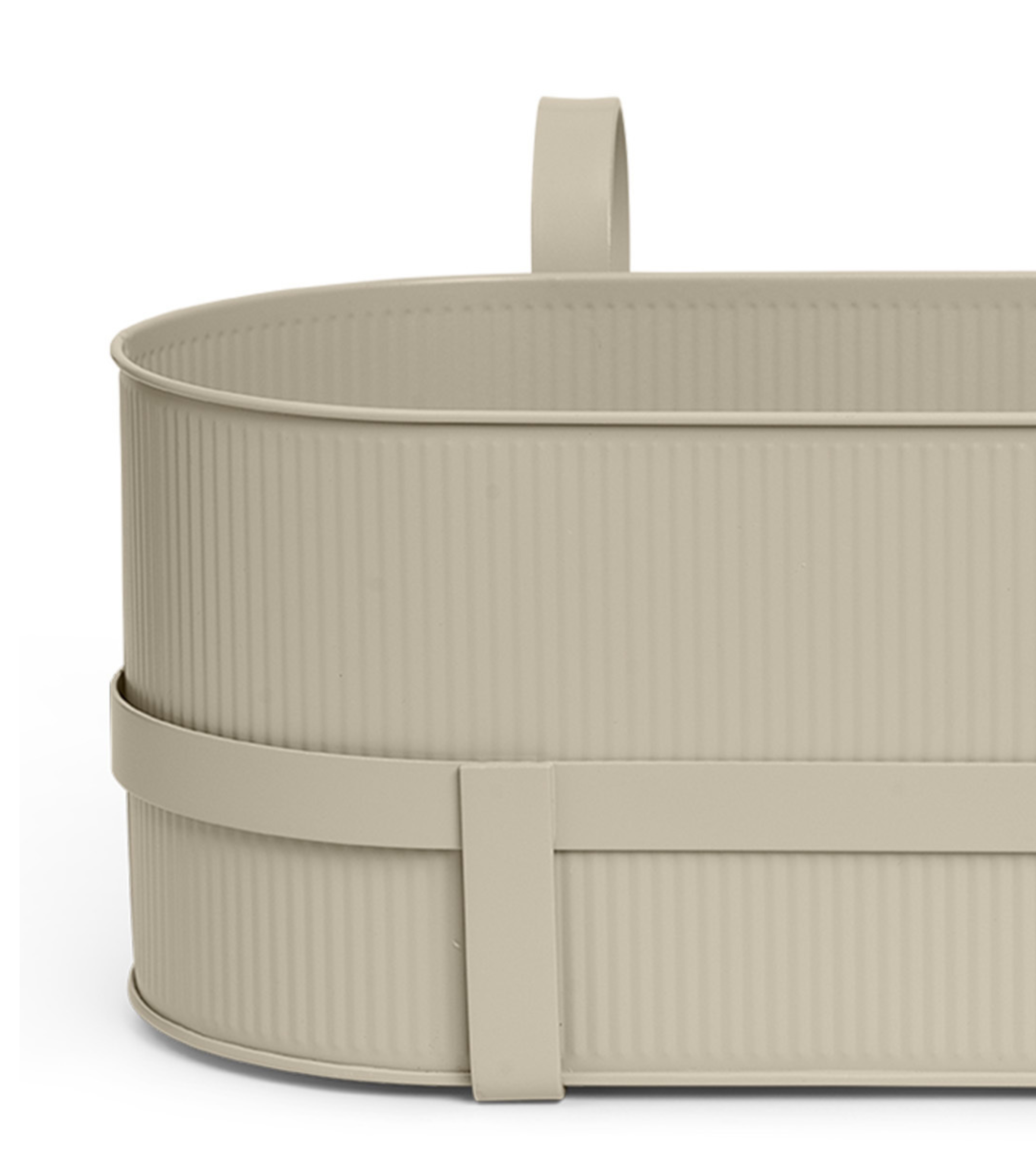 BAU beige hanging pot