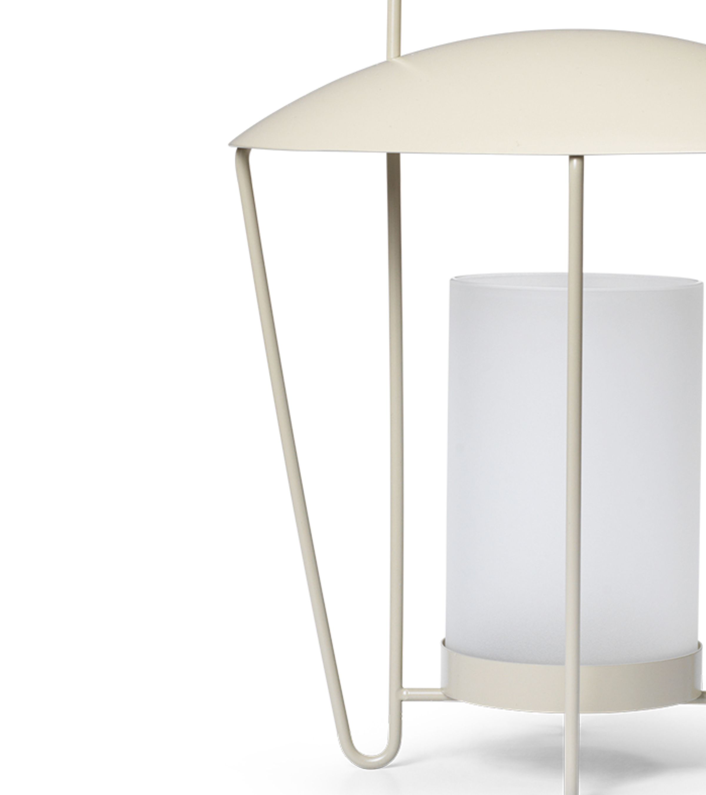 ABRI beige Laterne