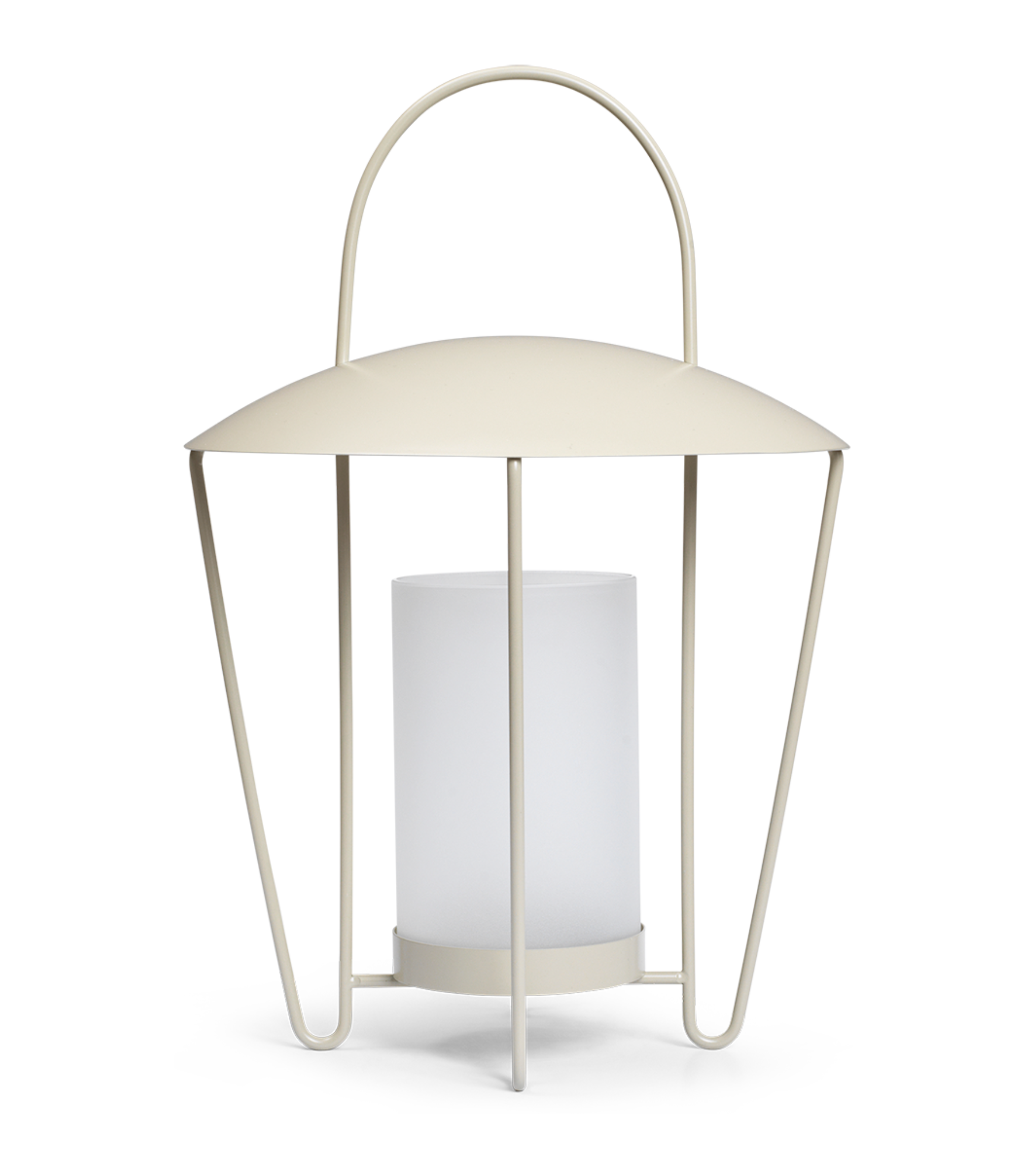 ABRI beige Laterne