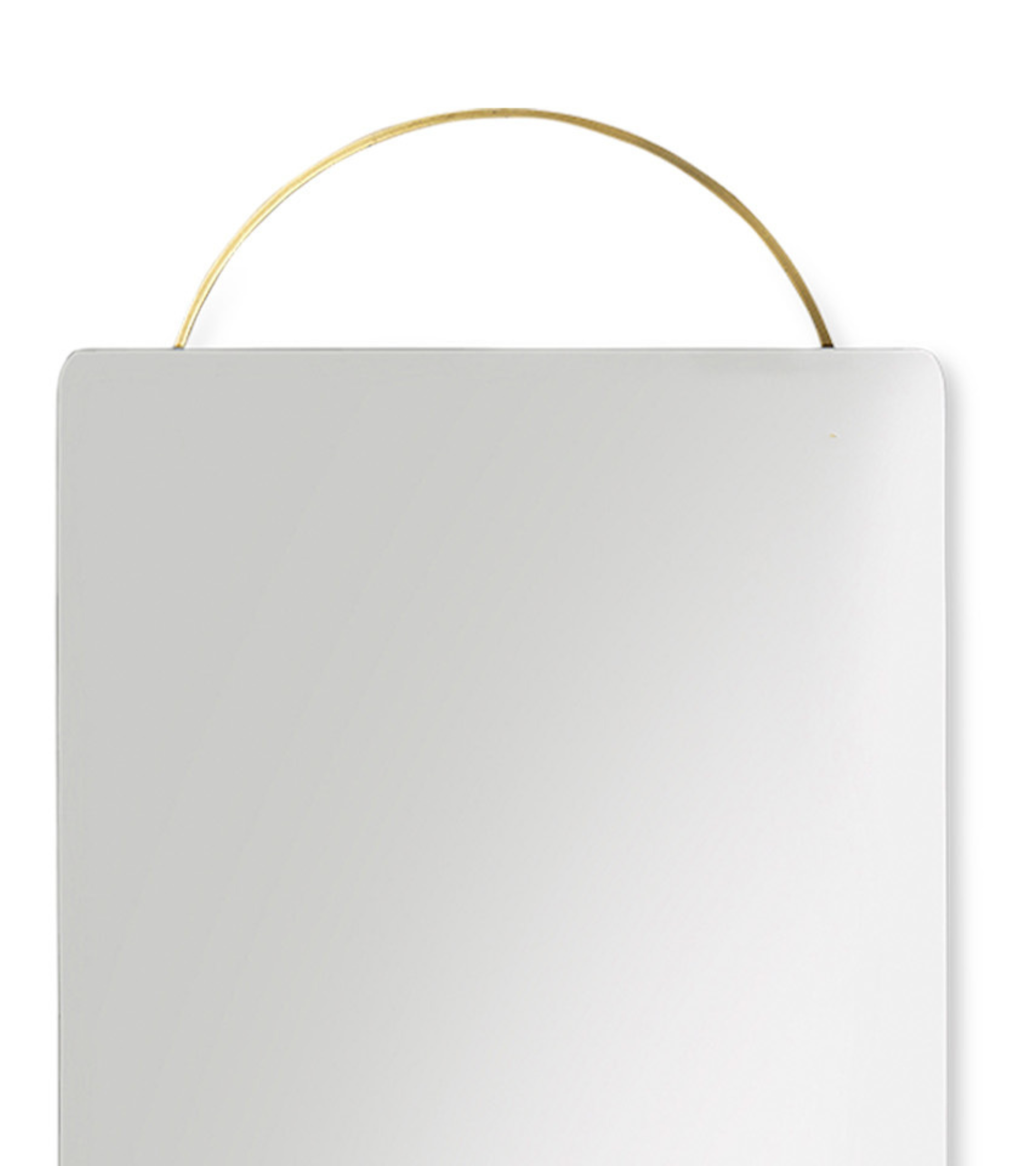 ADORN brass mirror