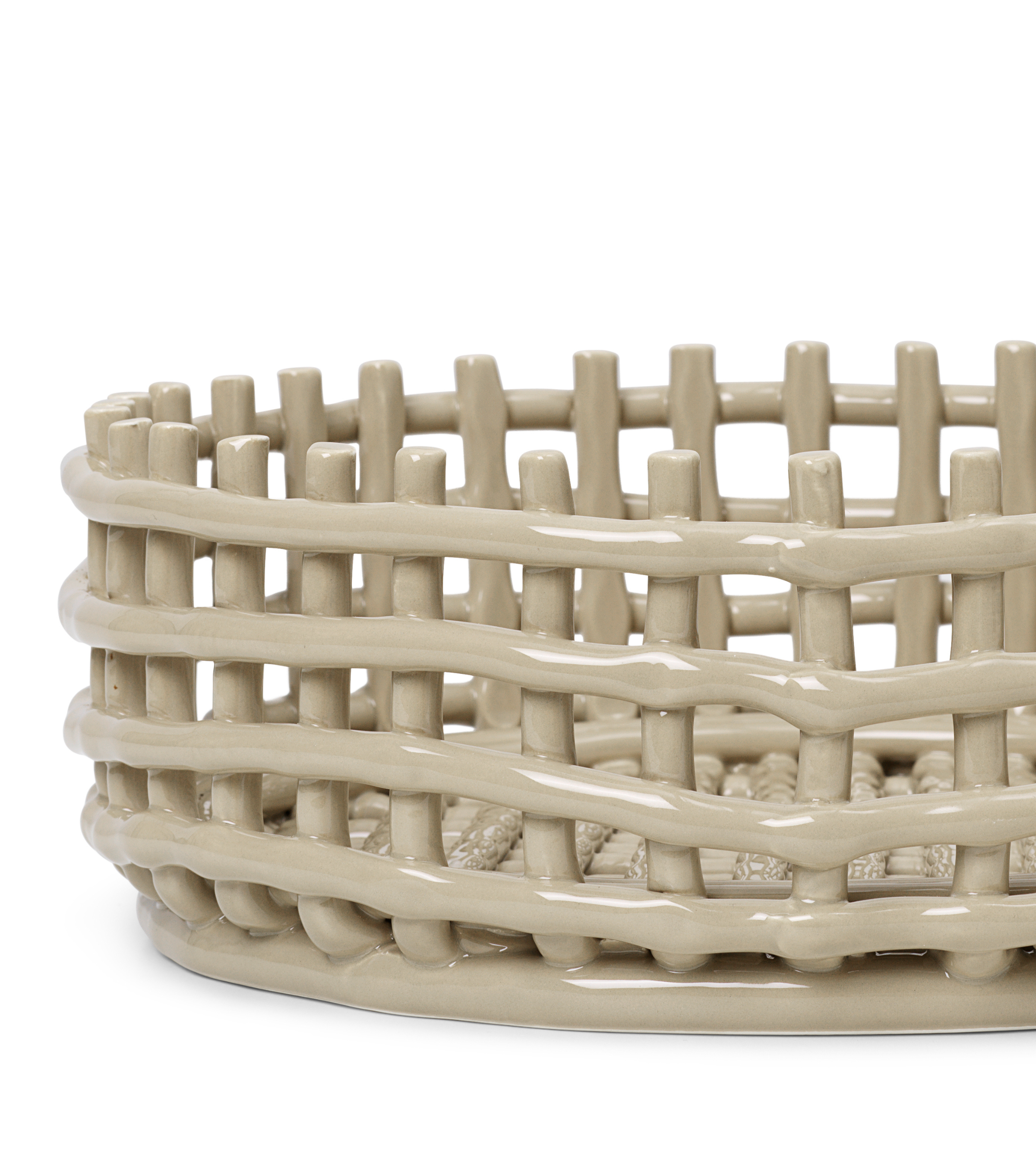 Misa CERAMIC CENTREPIECE beige