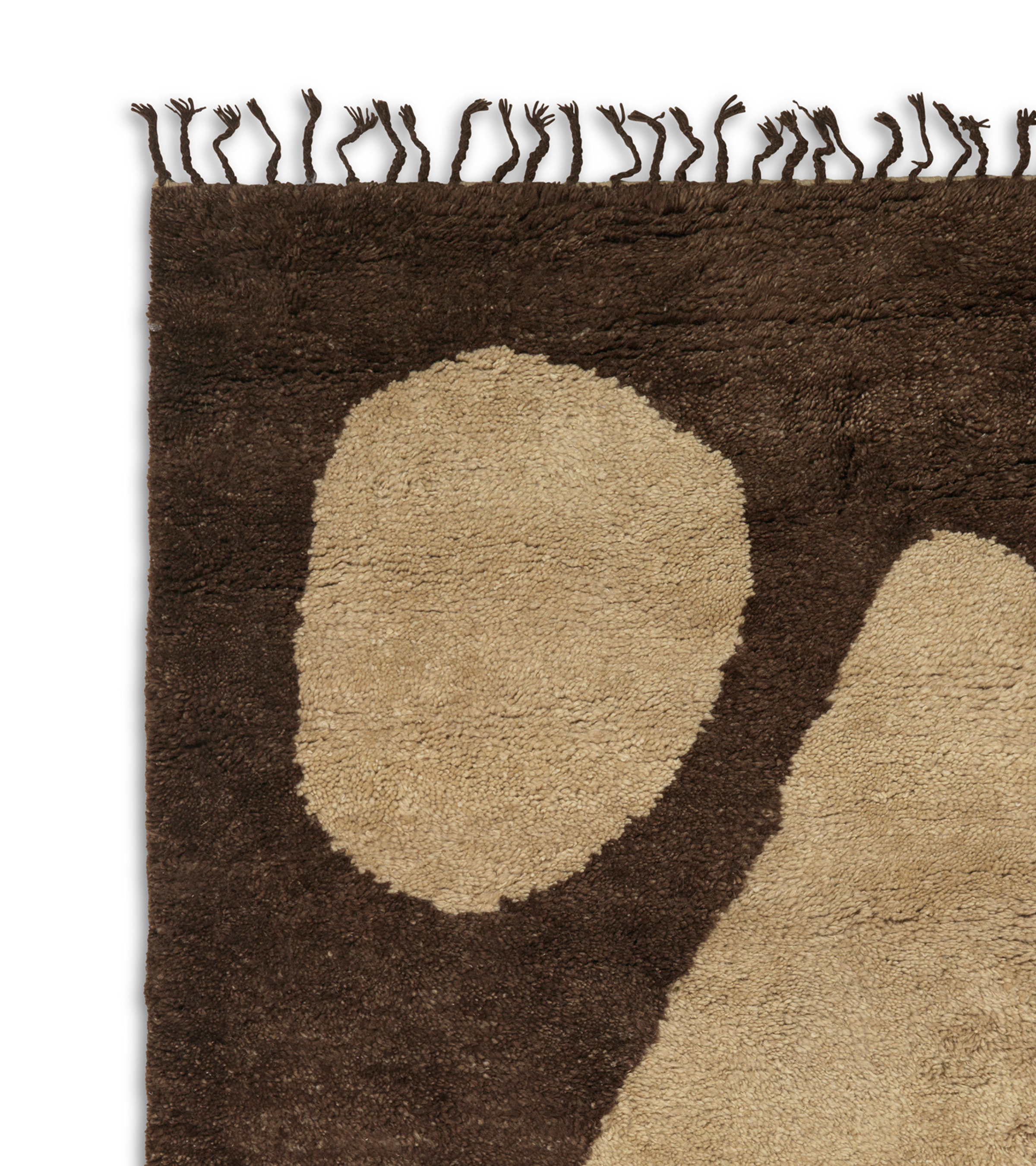 ABSTRACT Teppich braun mit beige