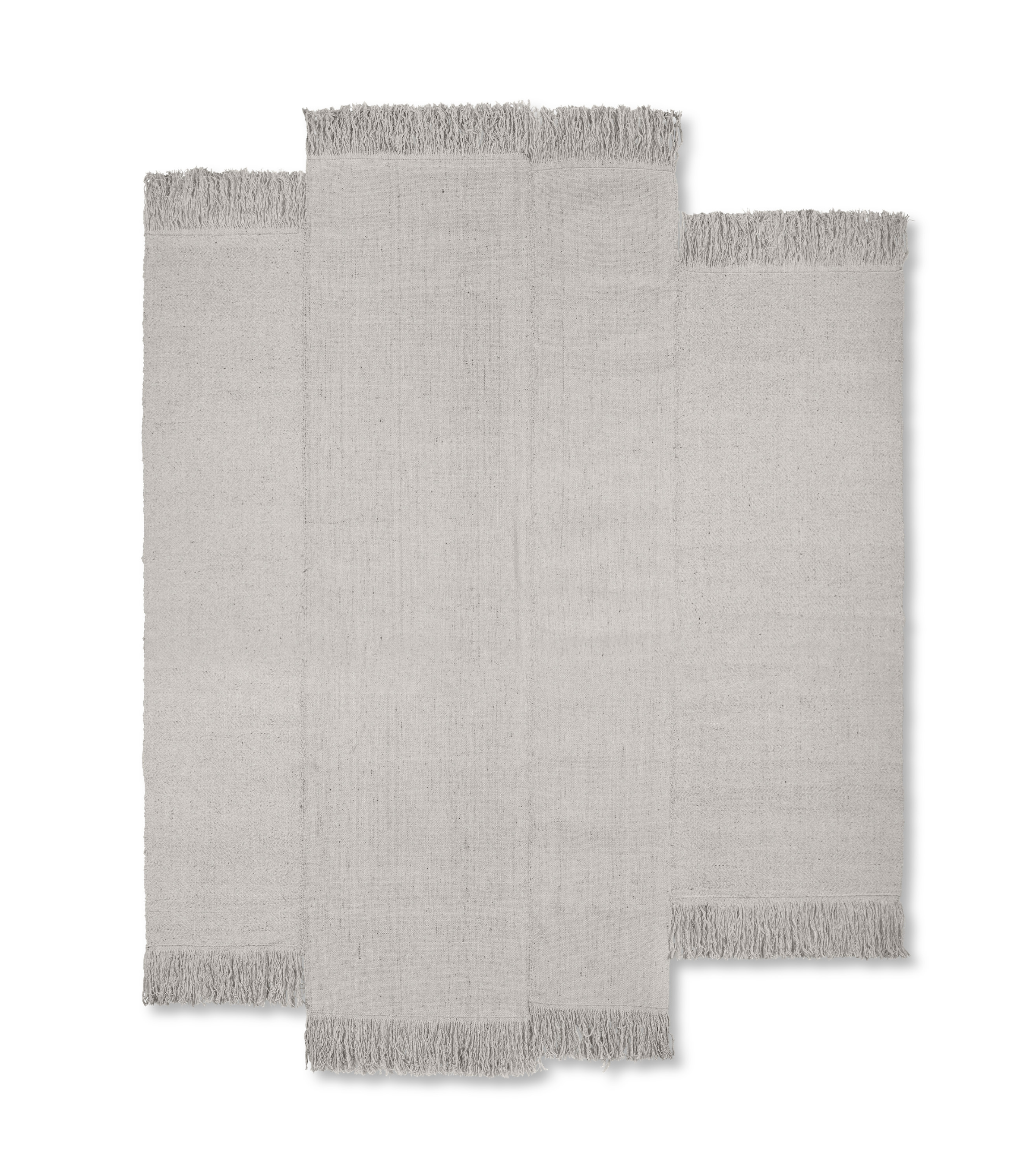 ALTER Teppich grau-beige Wolle