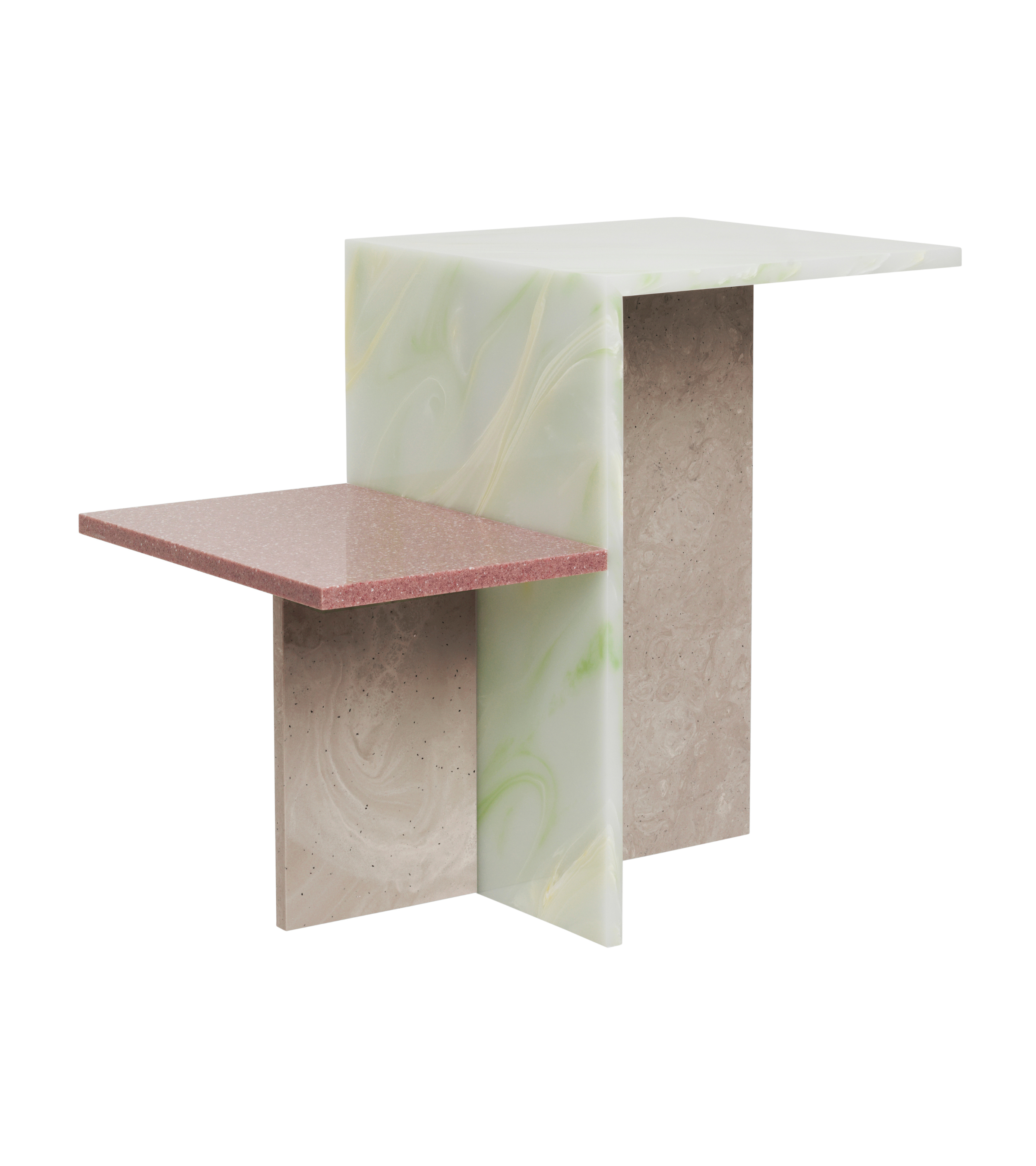 DISTINCT Beistelltisch aus Acrylstein