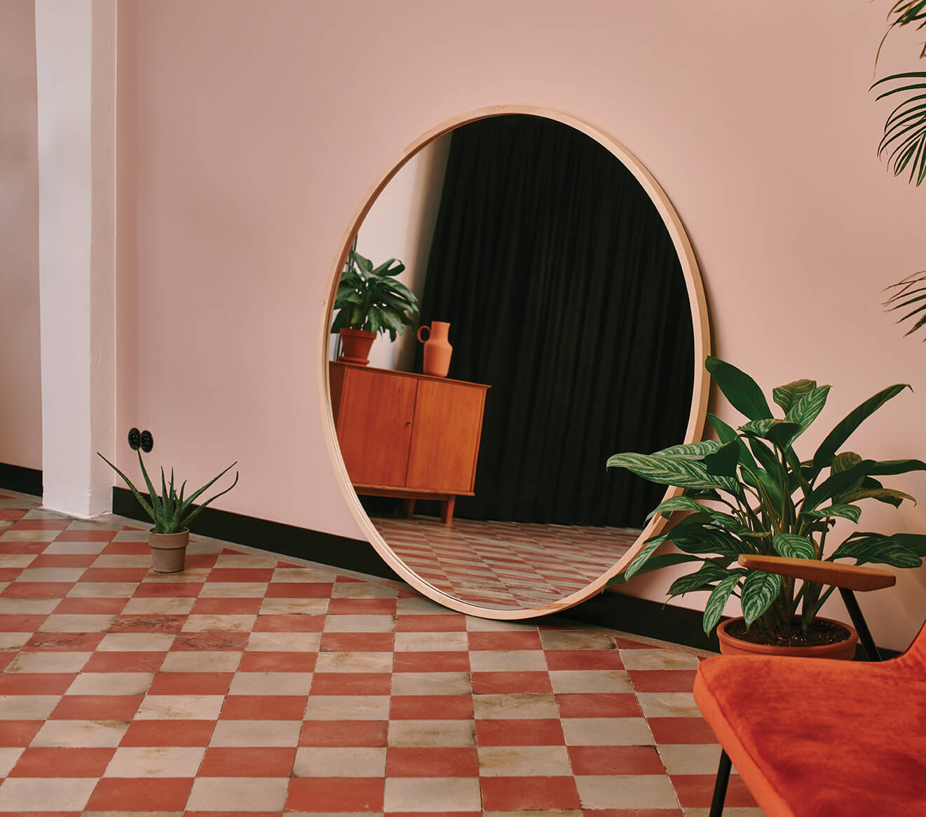 DORIAN Oak Mirror