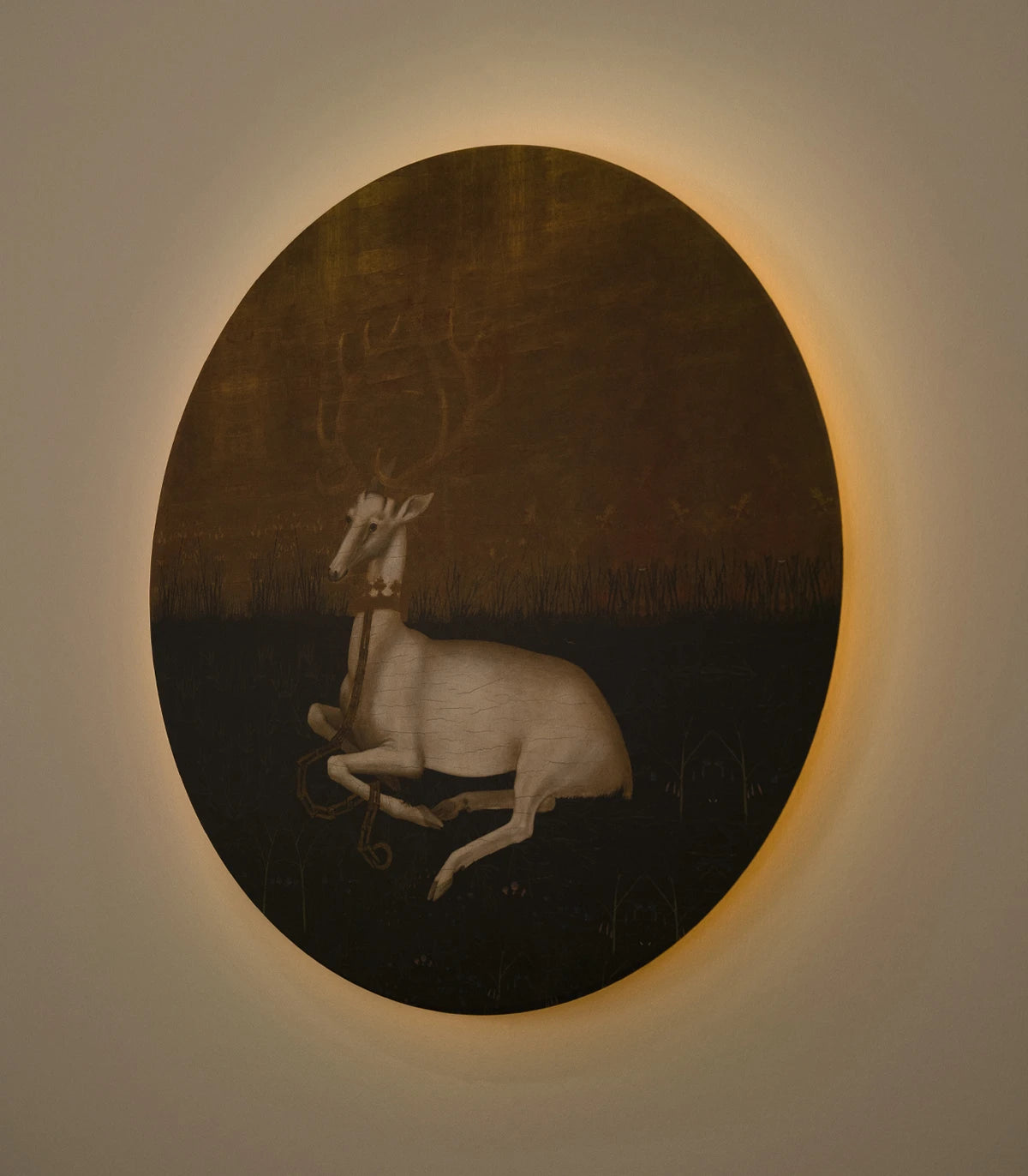 DOTS LIGHTING Wall Lamp - MAJESTIC REST Gold with Green