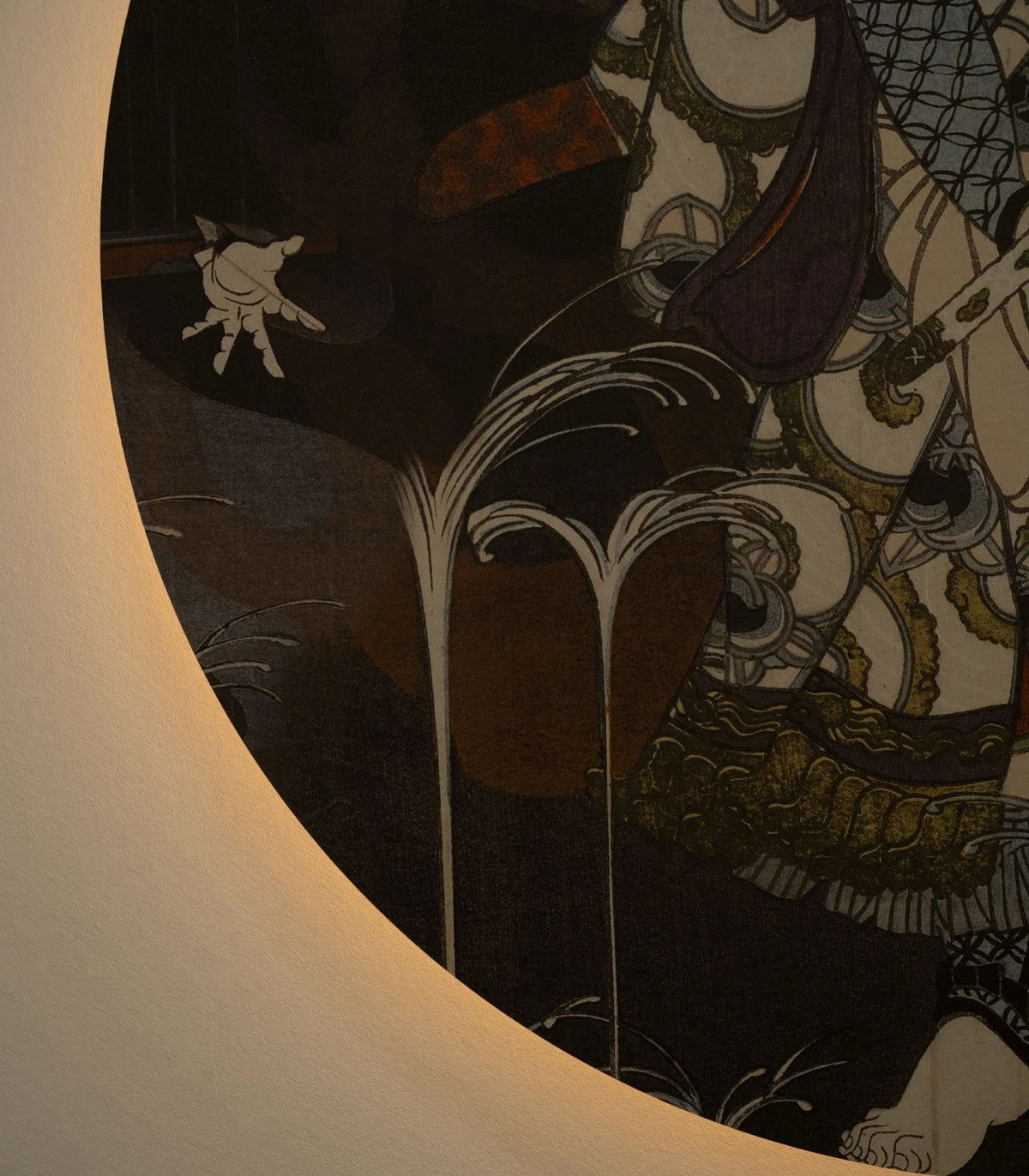 Wall lamp DOTS LIGHTING - SHOGUNS SHADOW gray