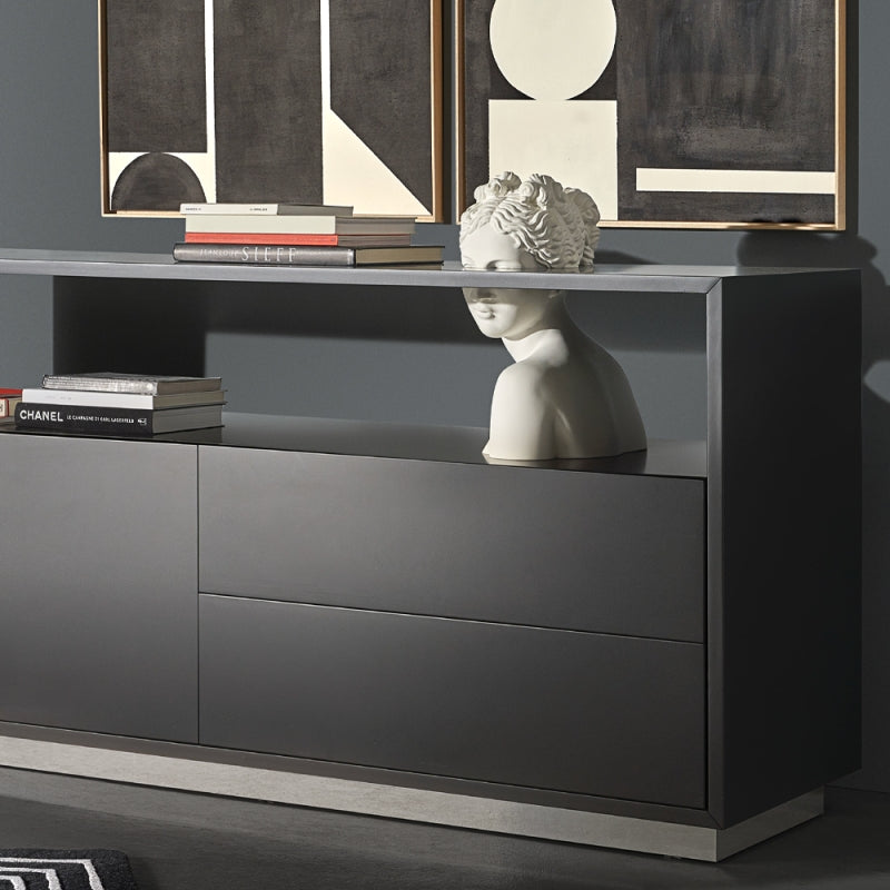 Venus burgundy chest of drawers