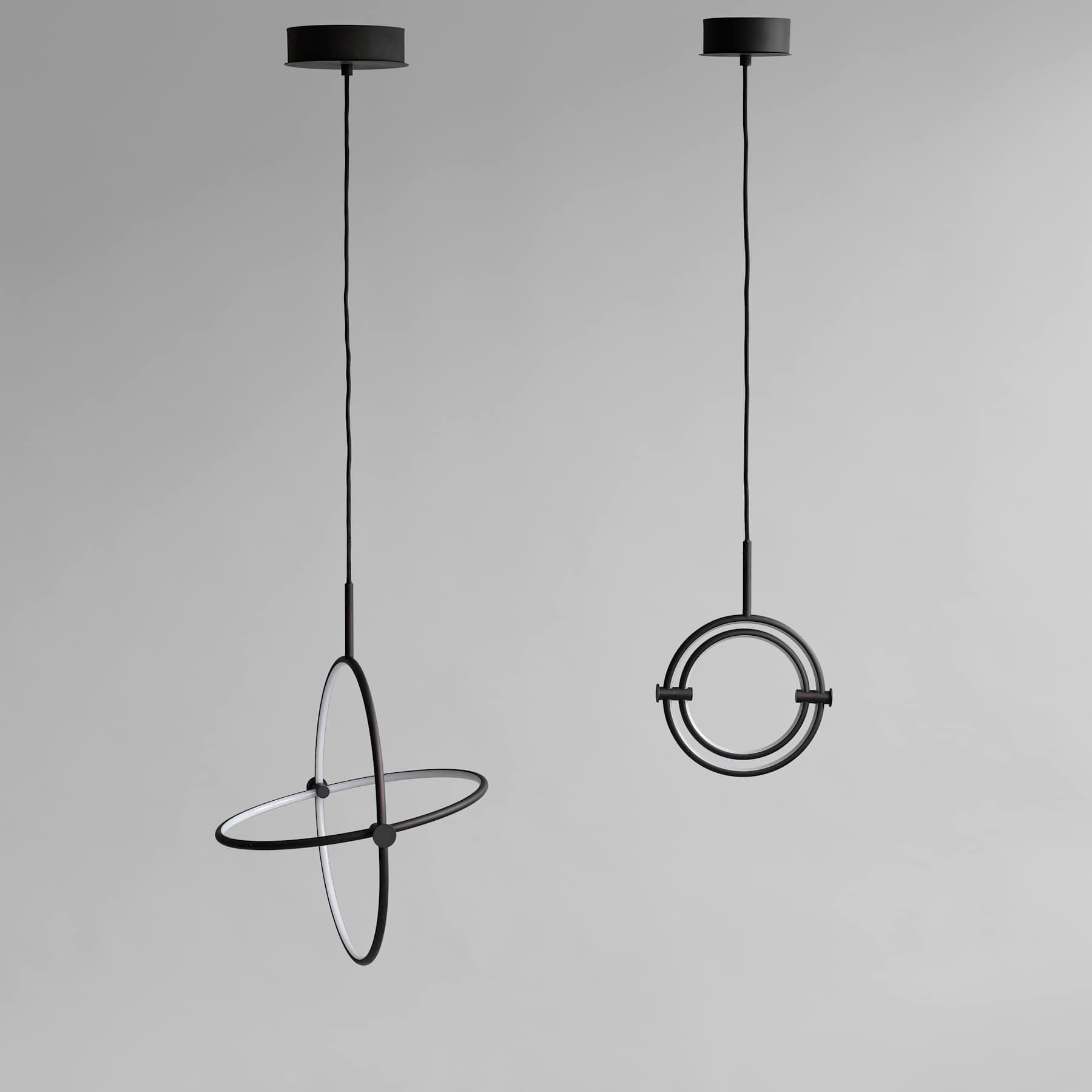 MARU black pendant lamp