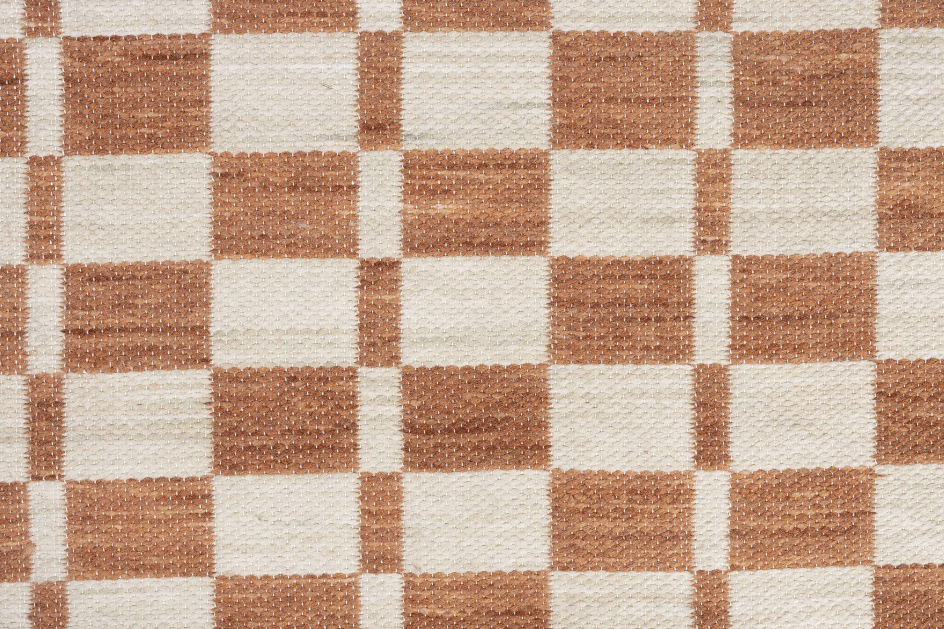 Dywan CHECKER ceglany Zuiver Eye on Design