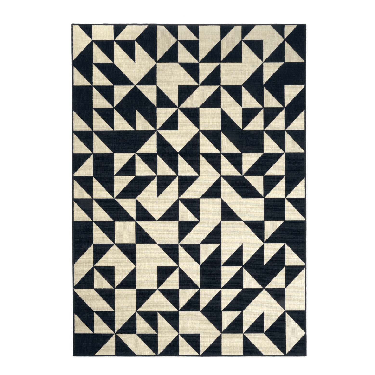 Dywan LUZ czarno-biały Carpet Decor Eye on Design