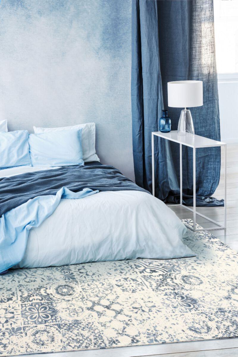 Dywan SIENA kremowo-niebieski Carpet Decor Eye on Design