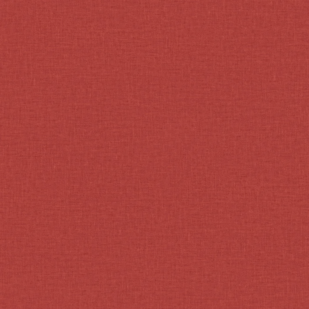 Structural vinyl wallpaper imitating linen canvas LINA - CARMIN RED