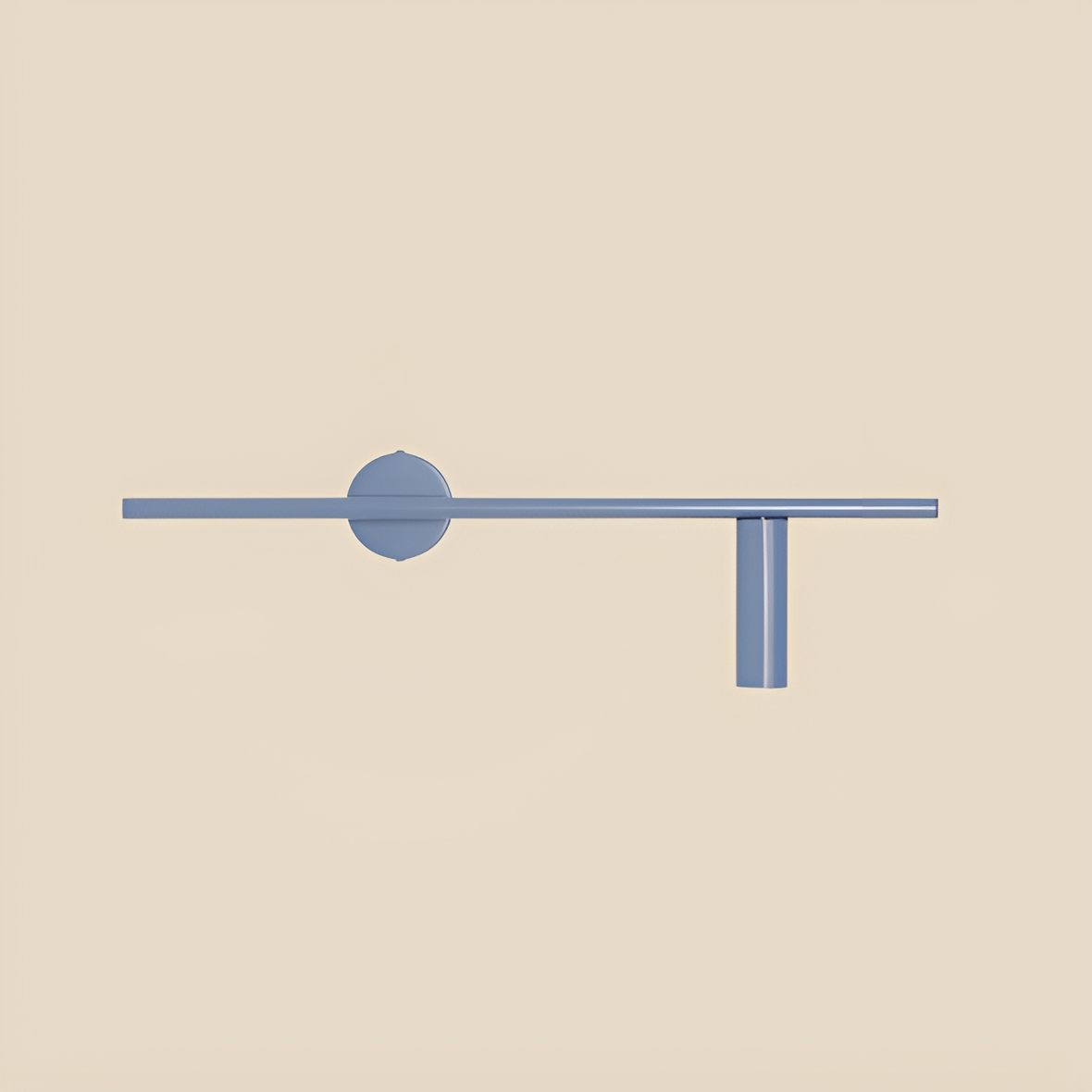 Right -sided wall lamp blue blue