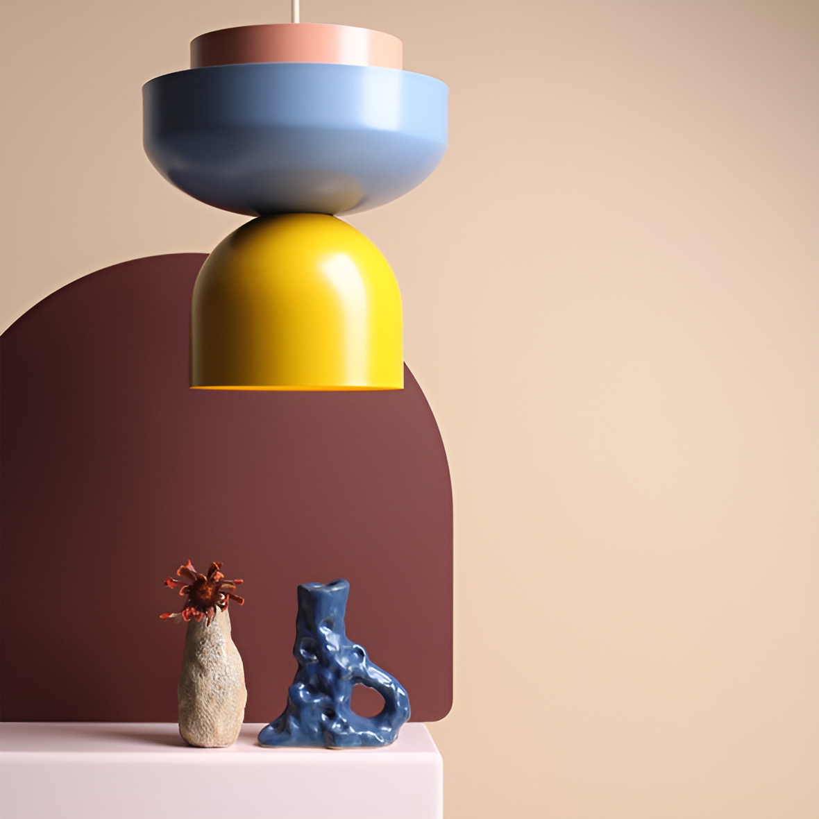 Multicolor street hanging lamp
