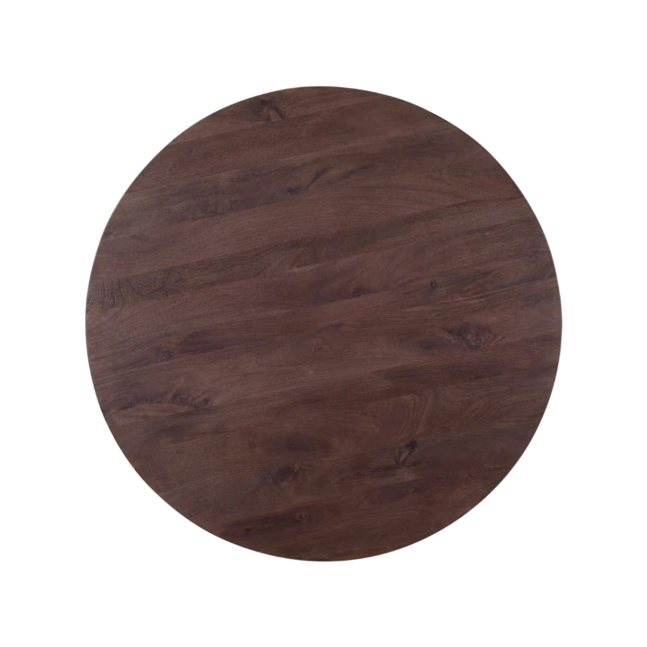 Round Table BALDWIN Mango Wood with Black Base