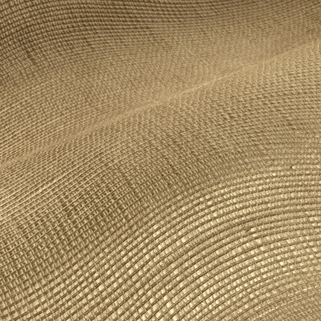 Strukturierte metallische Tapete in Wellen KOTA - MORDORÉ braun mit Gold
