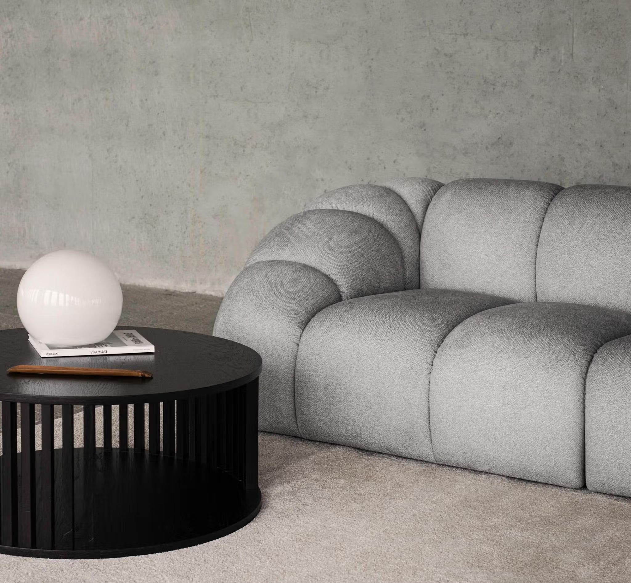 Sofa aus Samt 2-sitzig DIANA beige