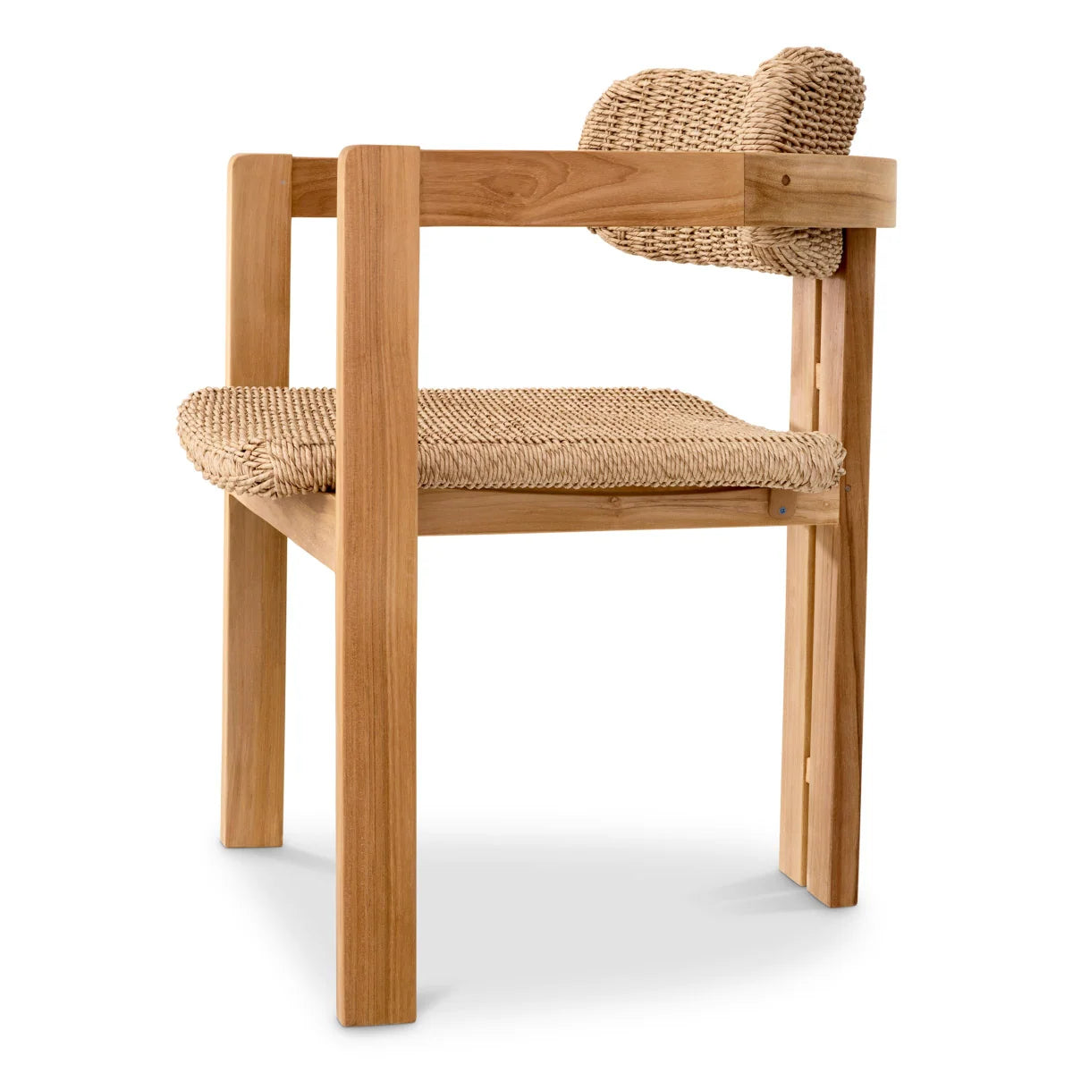 Außenstuhl DONATO aus Teakholz mit Geflecht