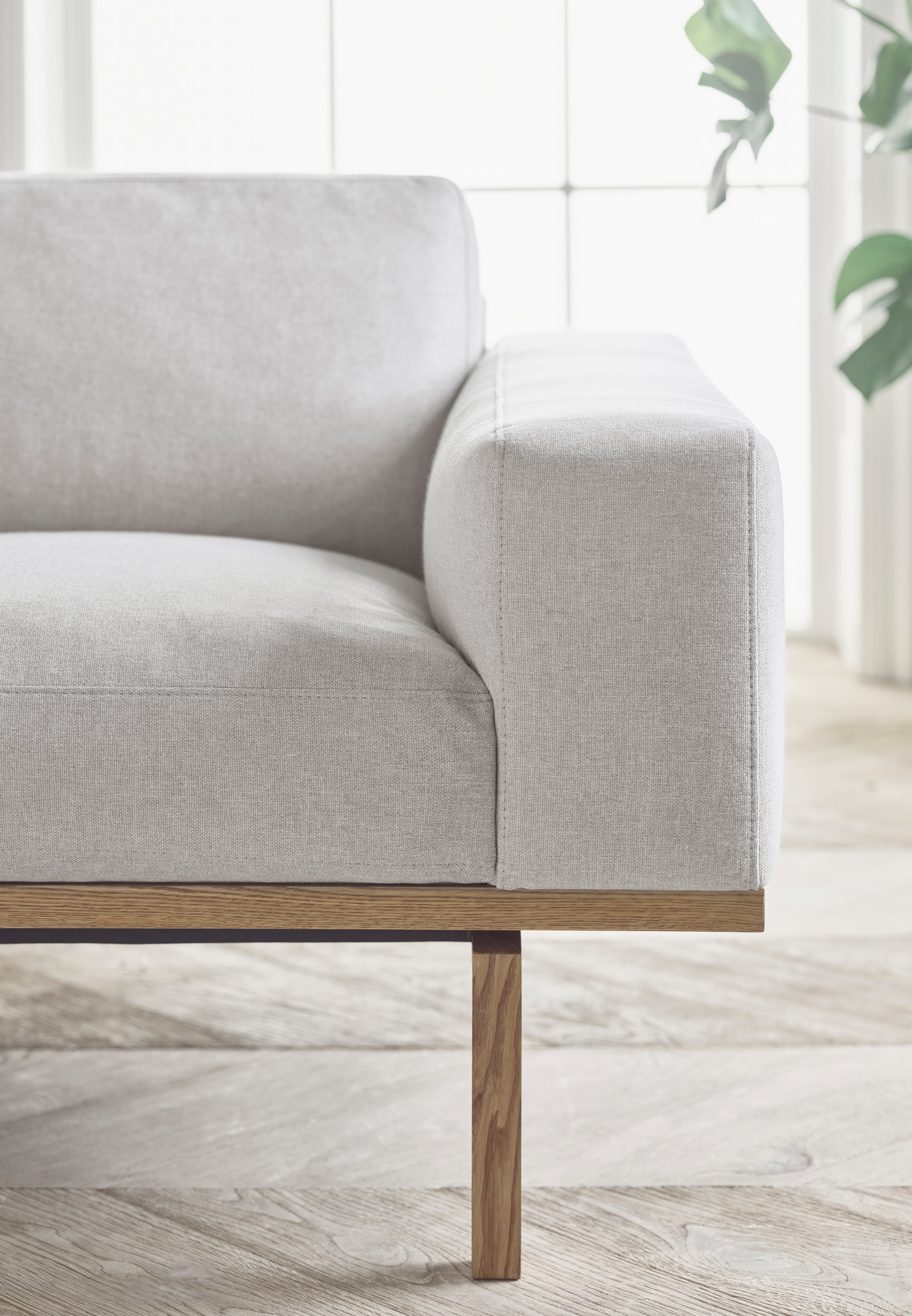 3-Personen-Sofa Elton-Basis aus Eichenholz
