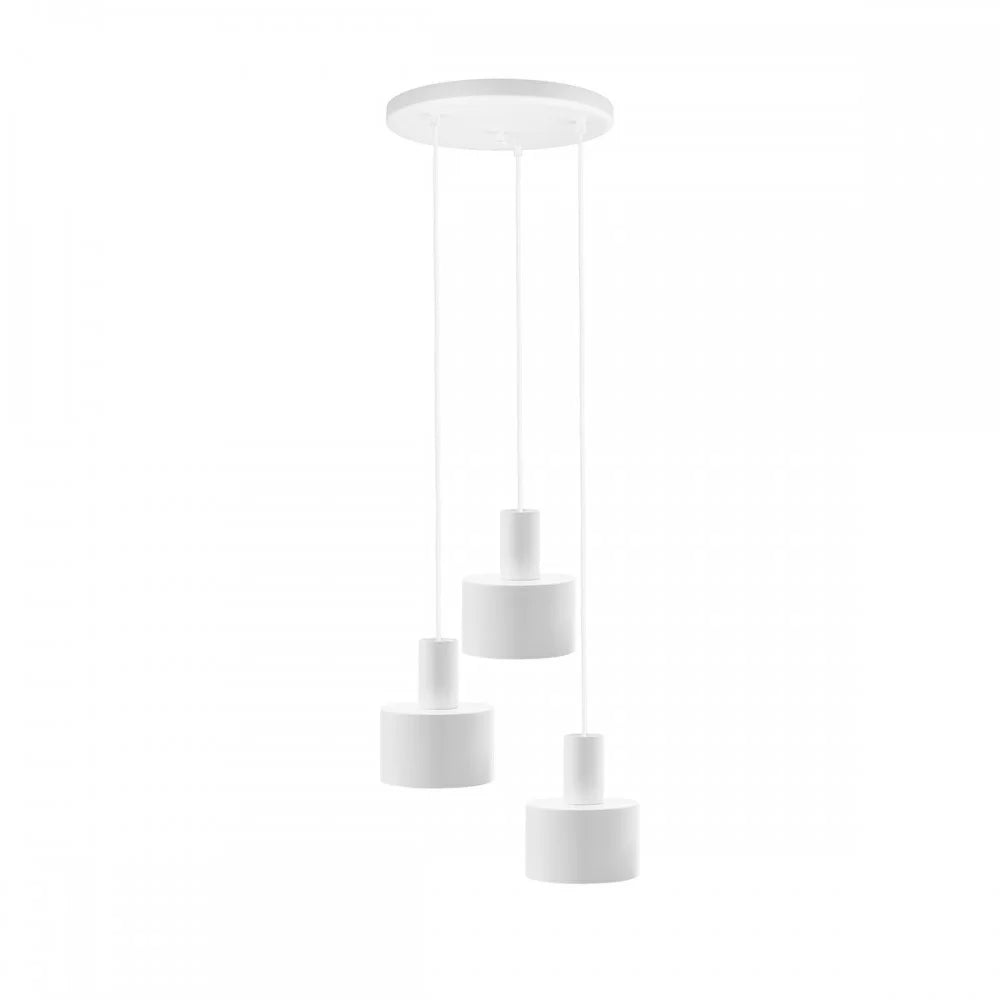 ENKEL 3P White Pendant Lamp