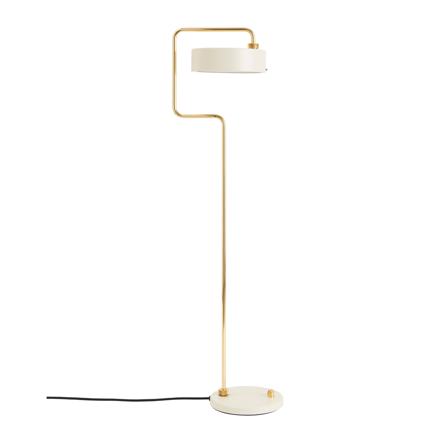 Stehlampe zum Lesen PETITE MACHINE gebrochenes Weiß mit Gold