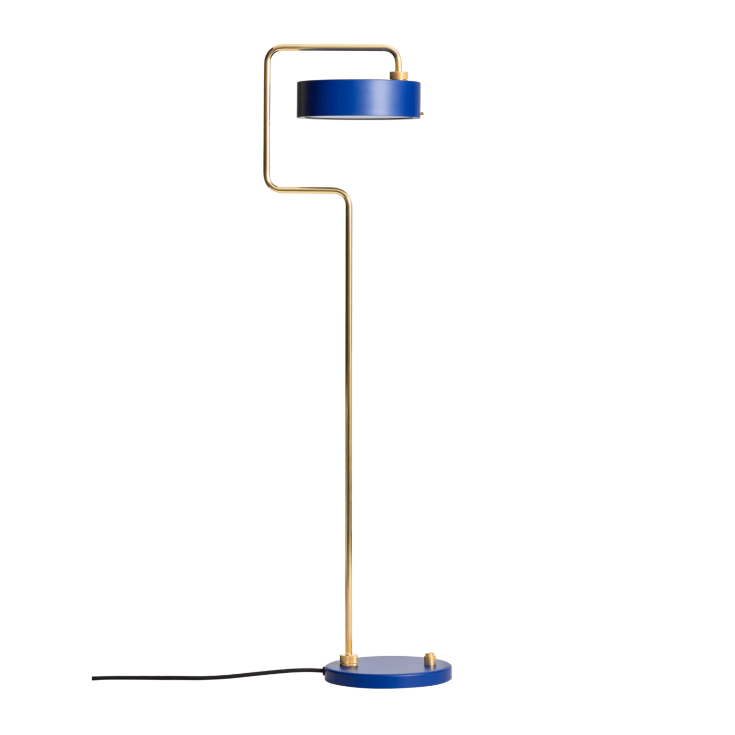 Zierliche Maschine Blaue Stehlampe