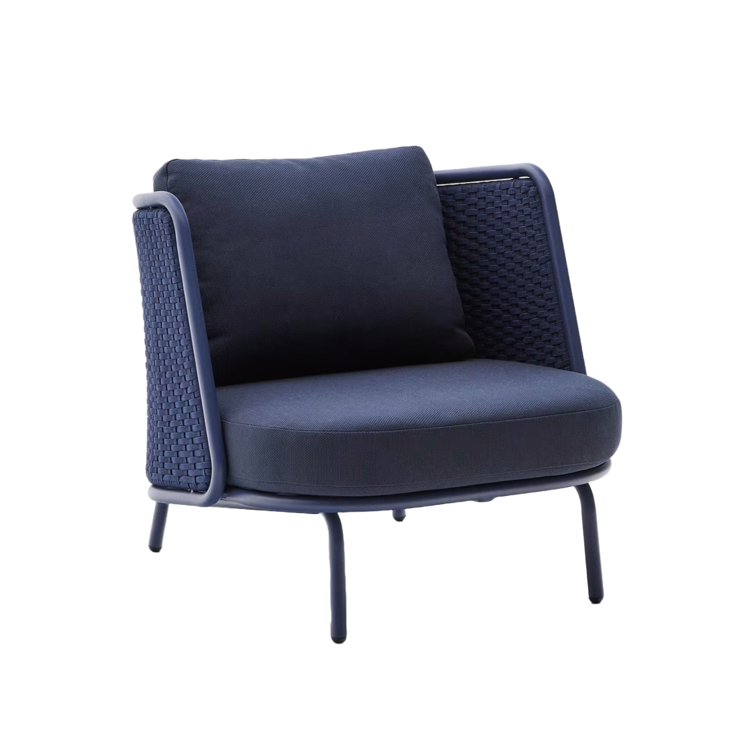 Sedalis blue garden armchair