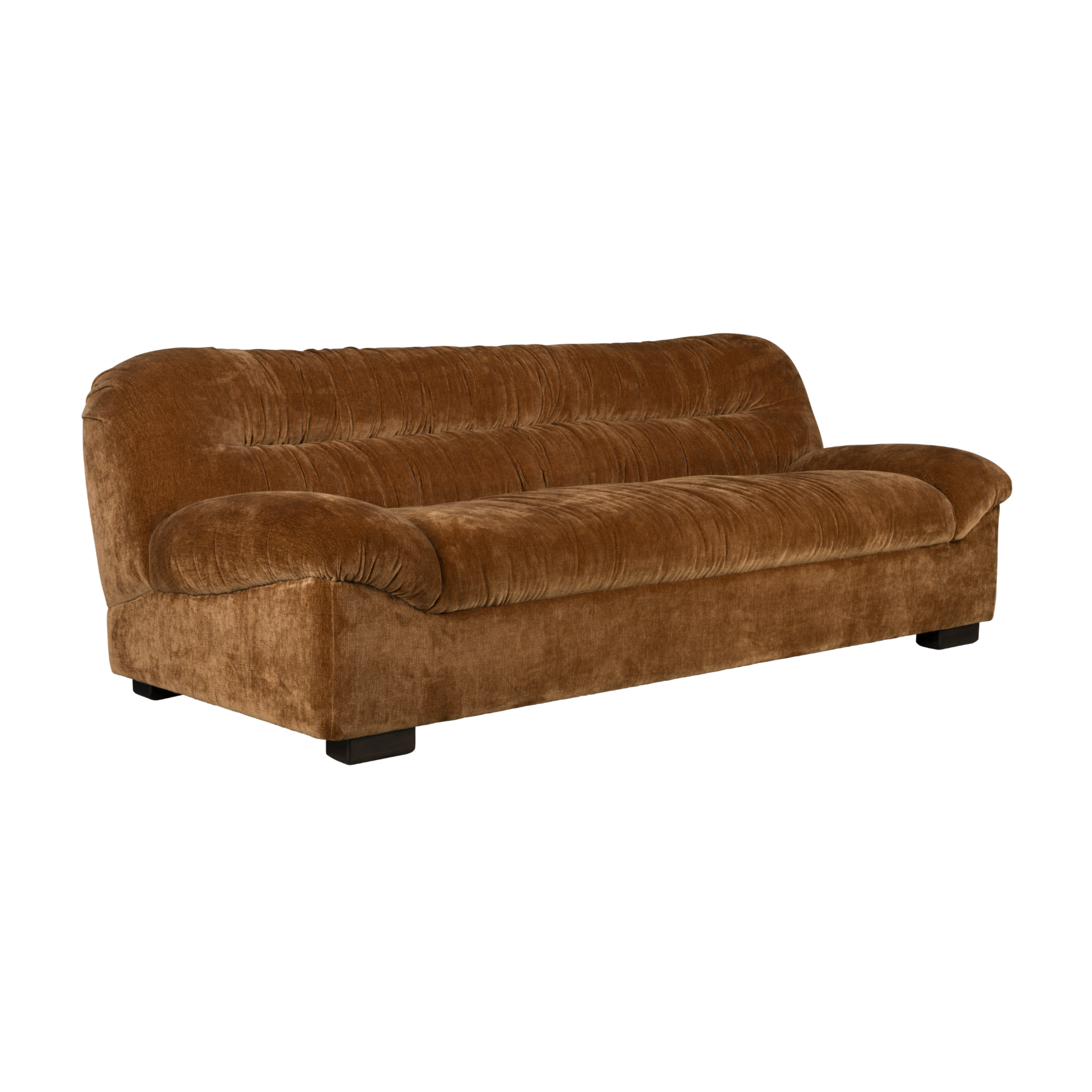 Sofa DOUGLAS cognac Samt