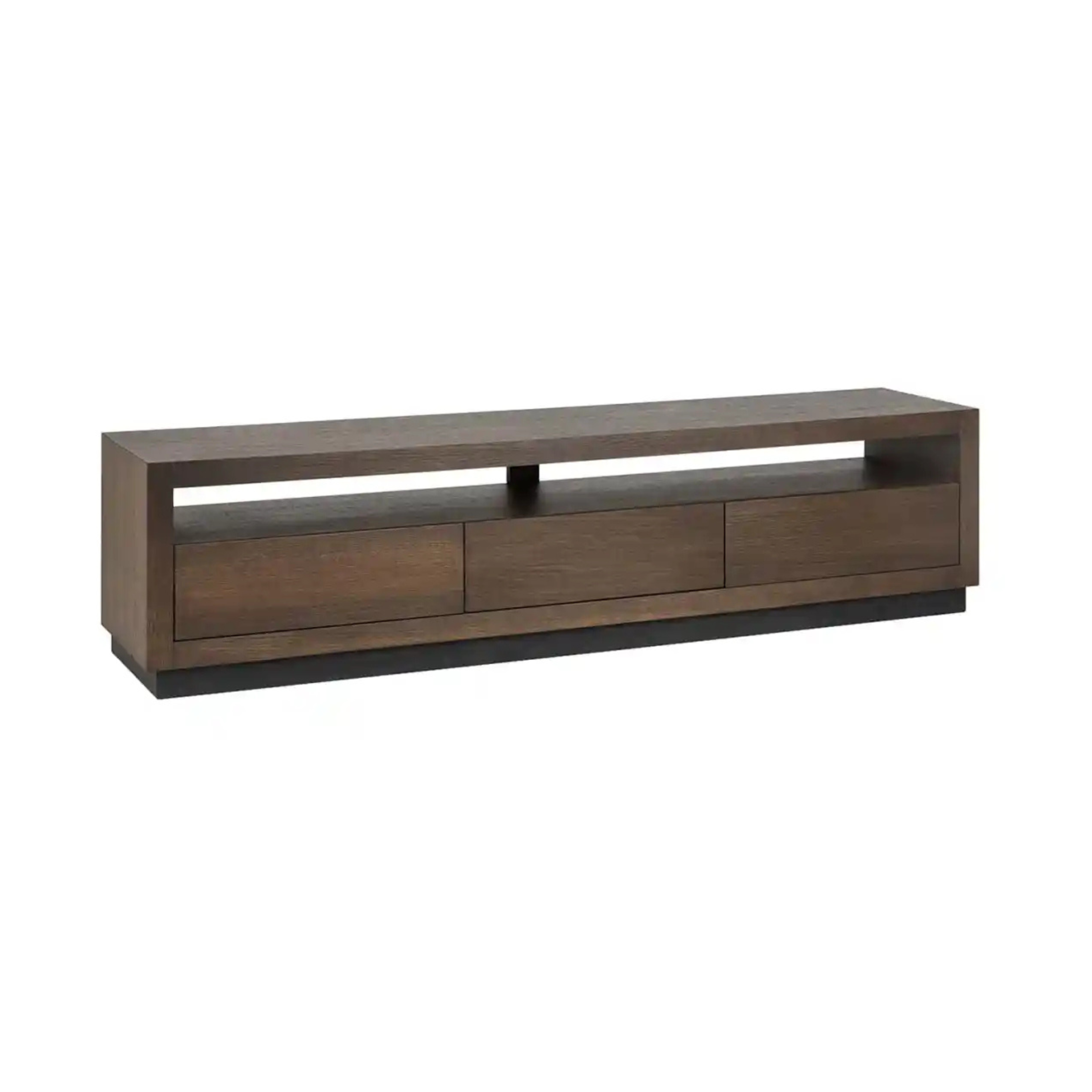 OAKURA TV Cabinet brown oak veneer