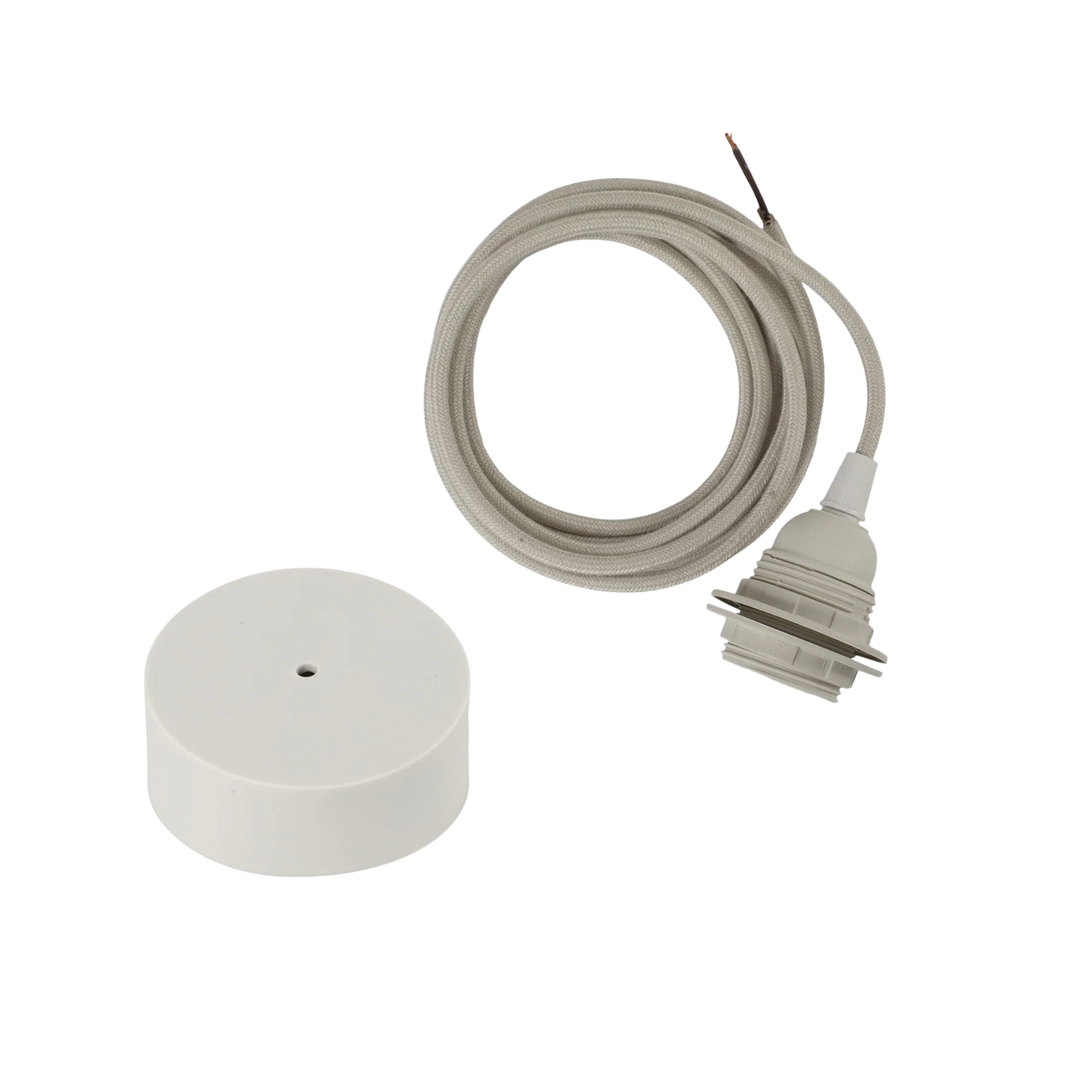 Aufhängung für die Pendelleuchte CORD gebrochenes Weiß