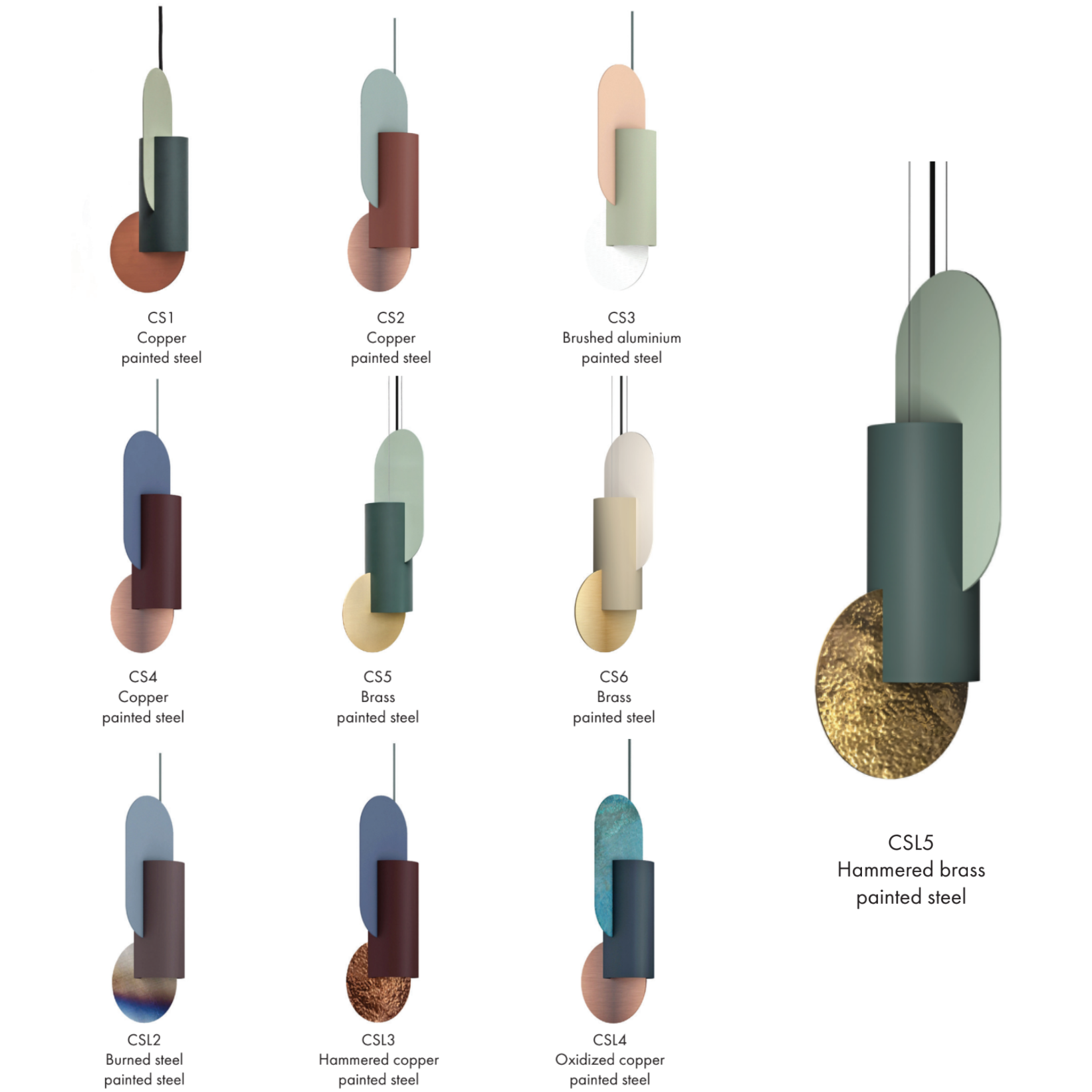 SUPREMATIC TWO customizable pendant lamp