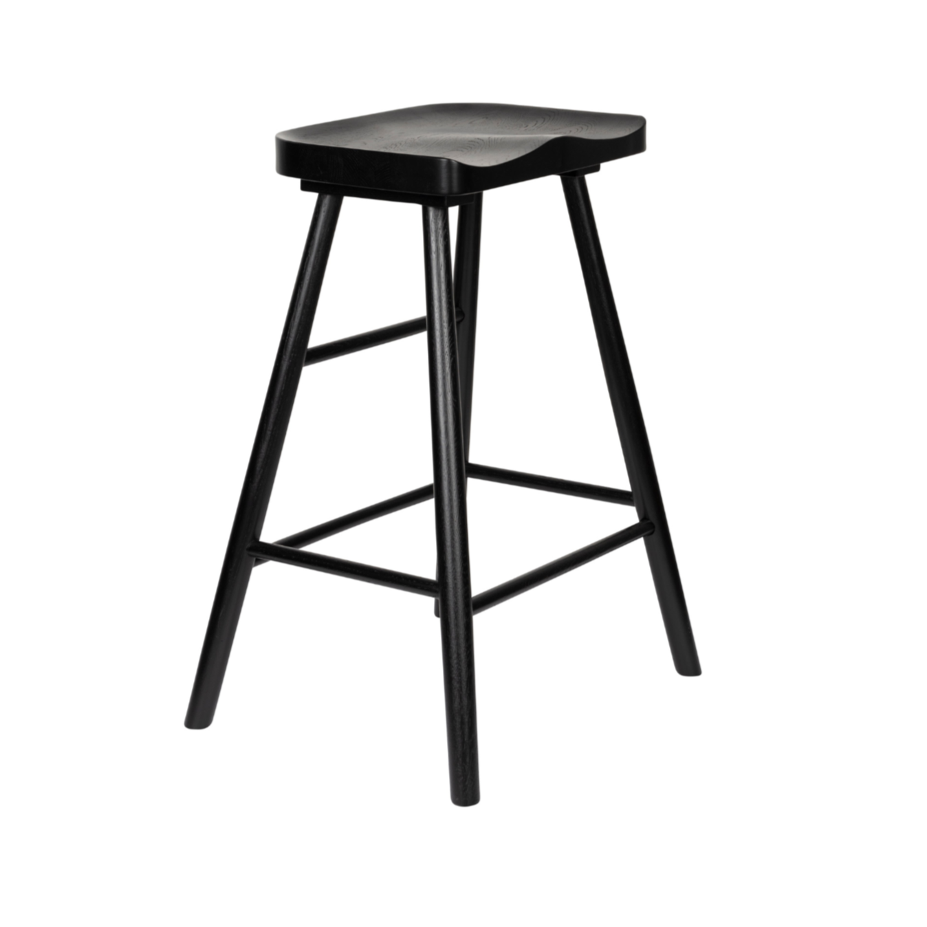 Barhocker Vander Black Eiche Holz